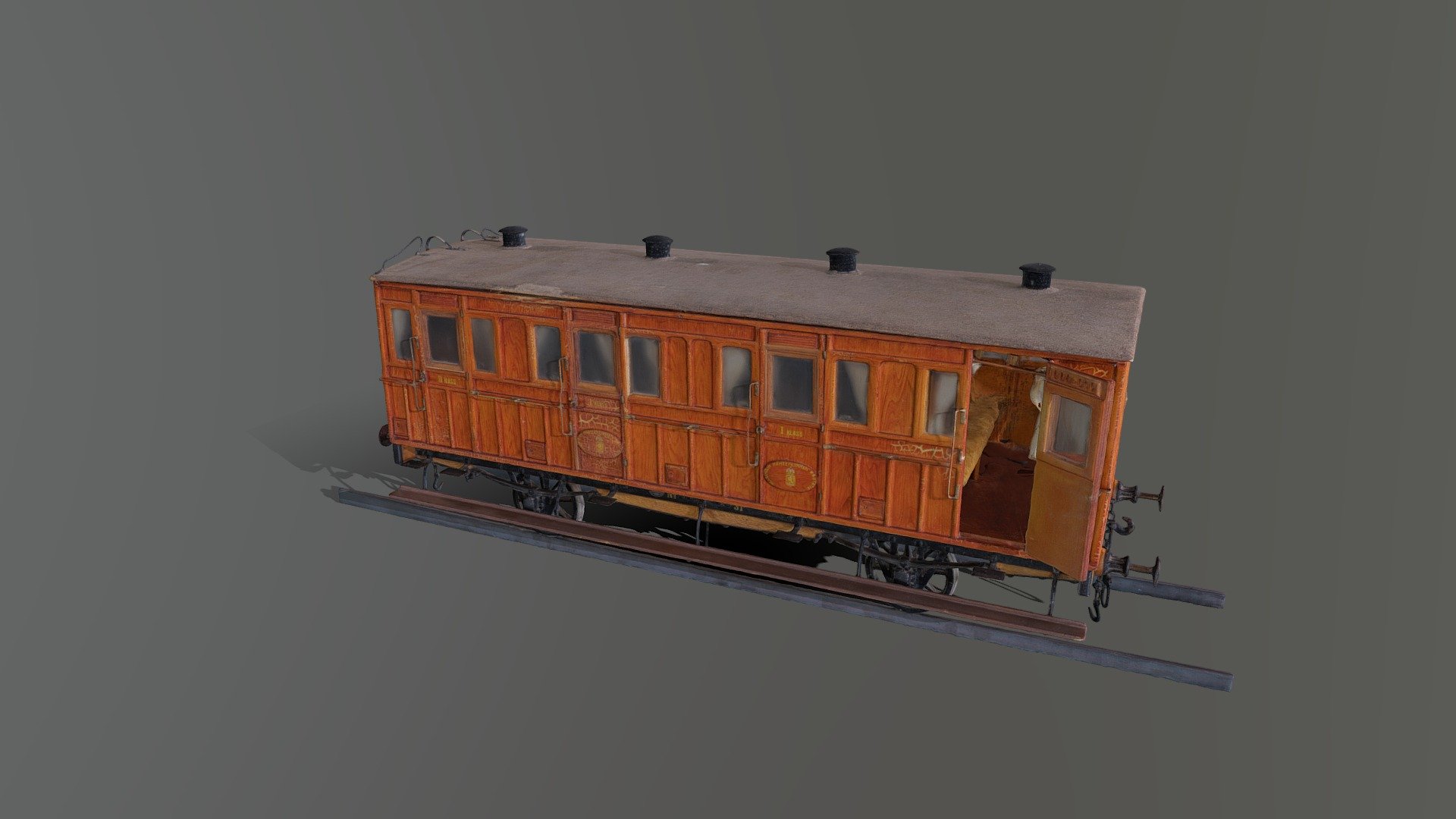 LOW+infoFIN Vaunun pienoismalli - Wagon model