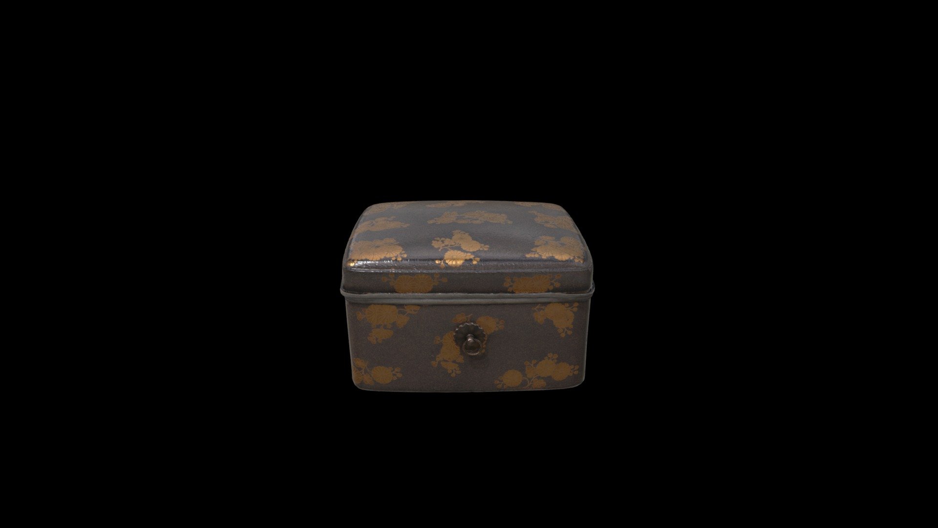 1963.513 Cosmetics Box with Chrysanthemums
