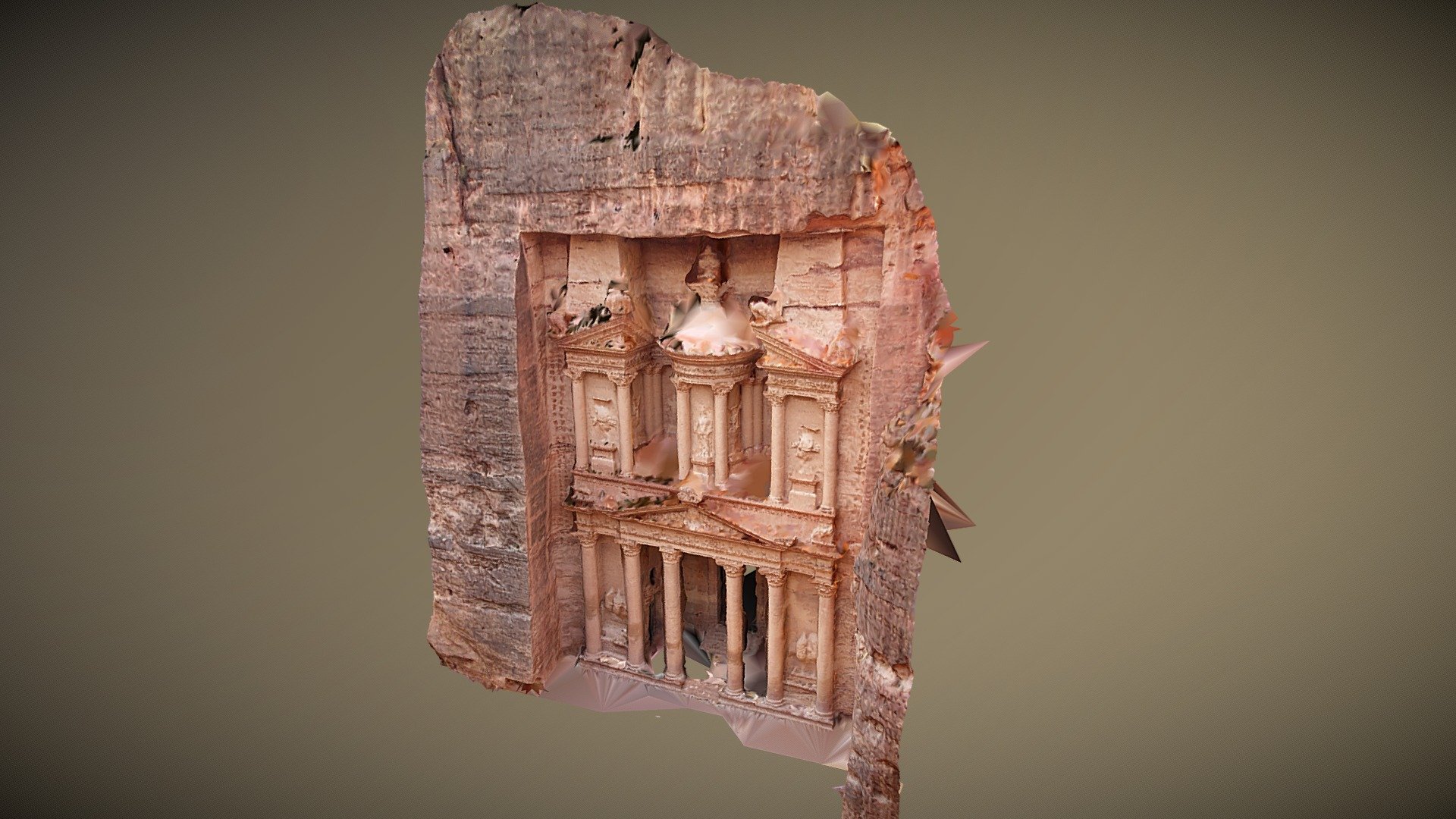 Petra Treasury - Made with random google images.