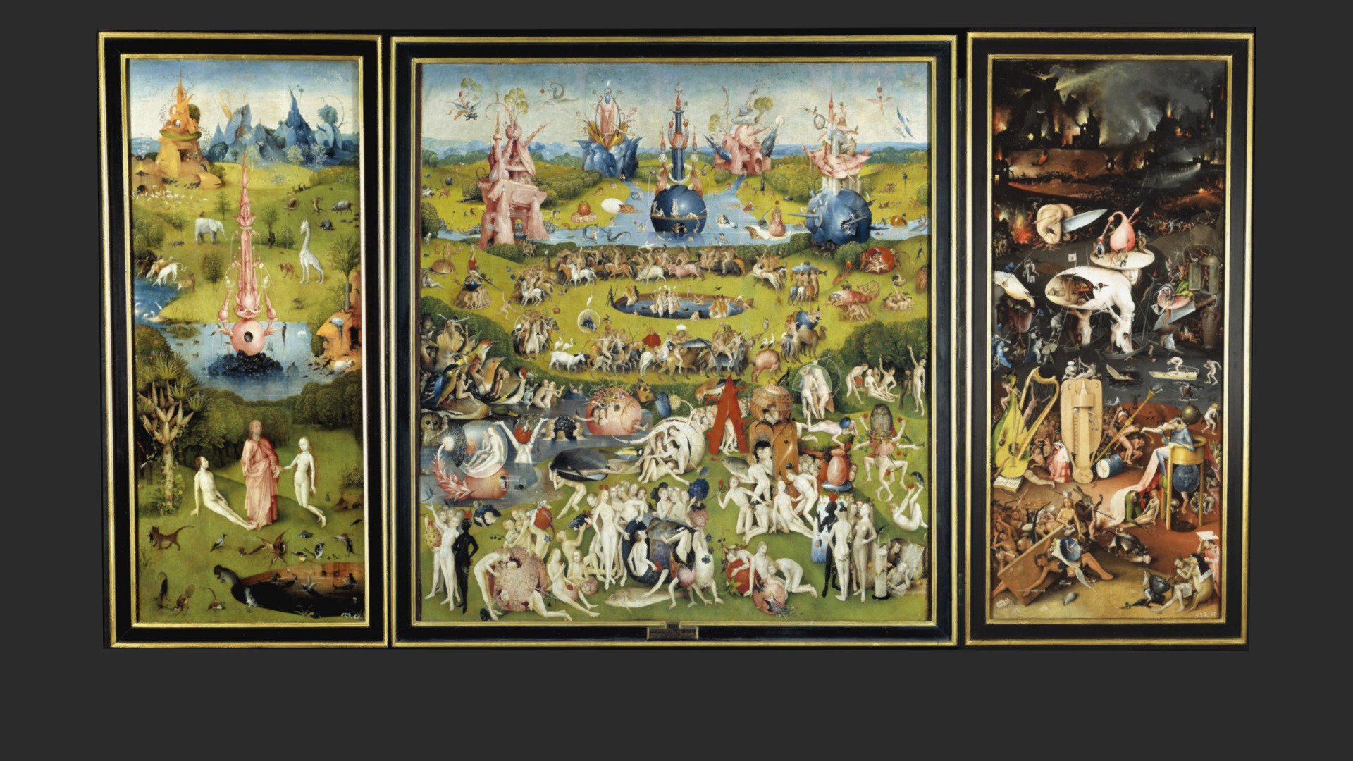 Bosch, Garden of Earthly Delights triptych