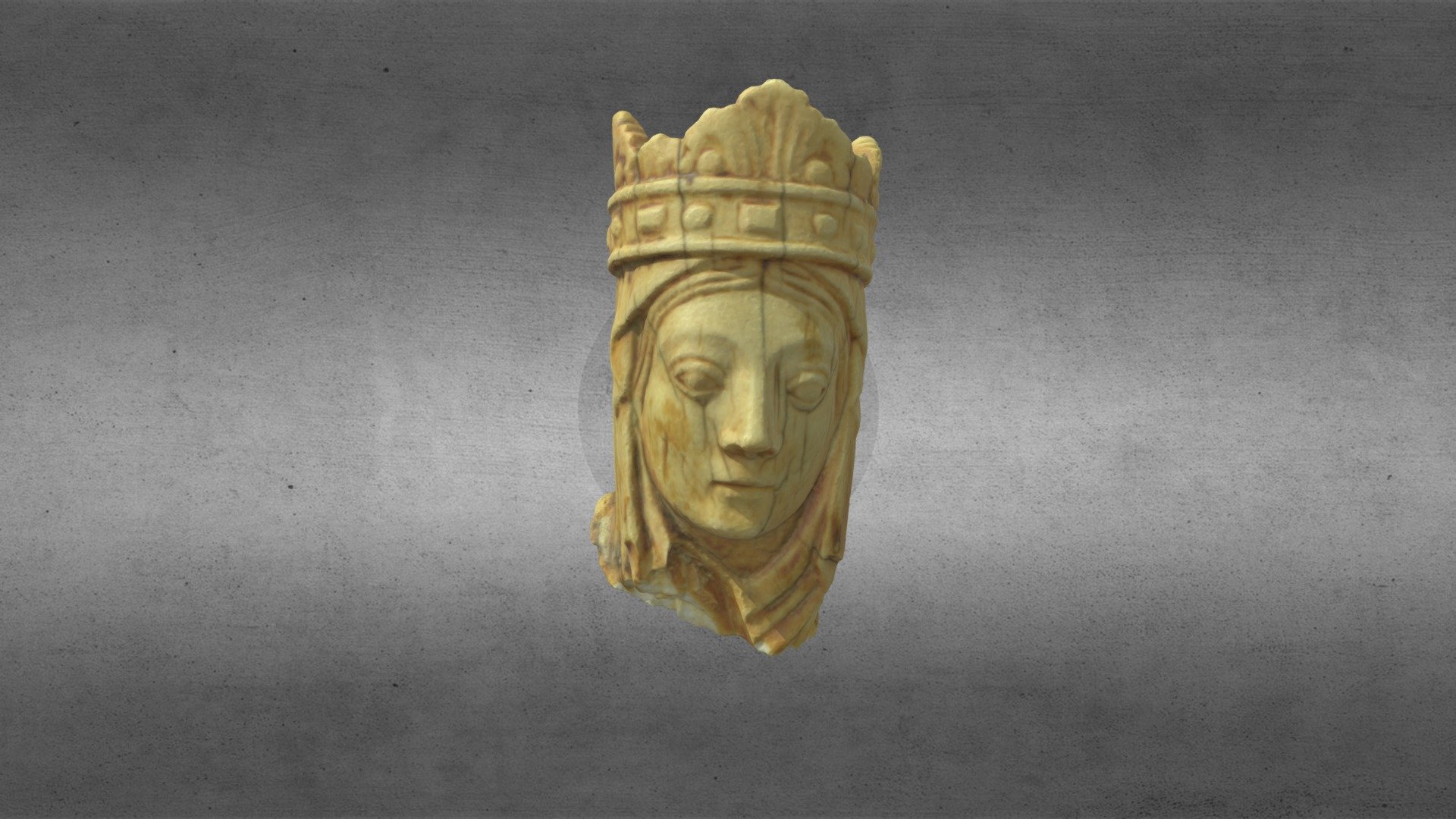 Ivory Head of the Virgin Mary