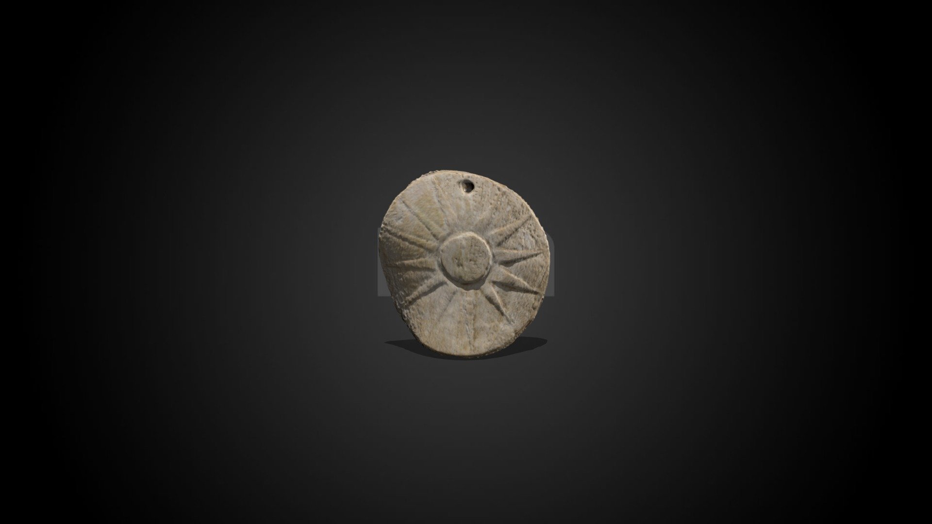 Spiro Mississippian Sun Gorget, c. 1200-1350 CE