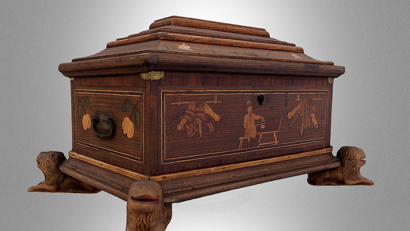 Furriers' guild chest in Myślenice