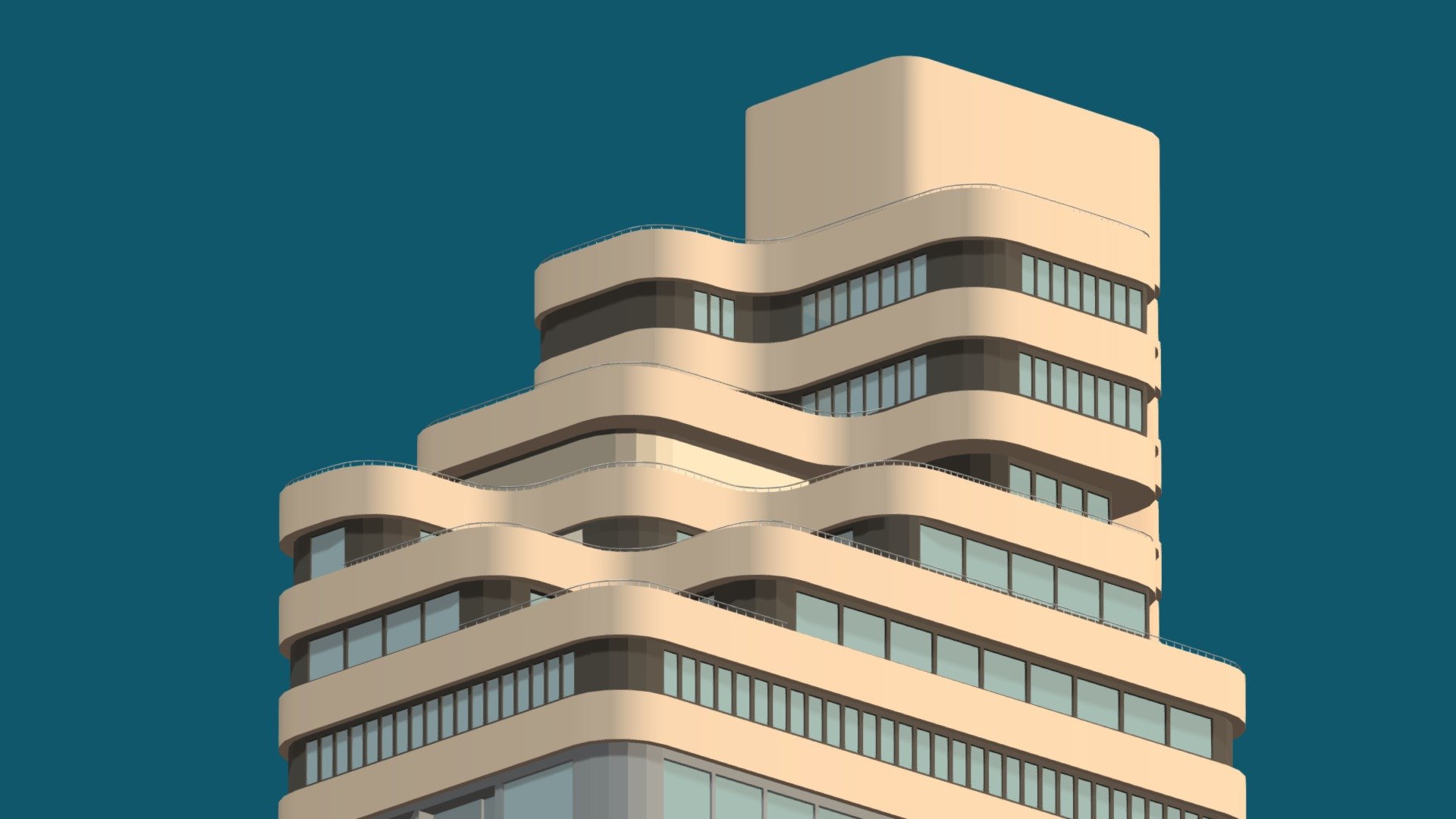 Brutalist Building Recreation Vilnius
