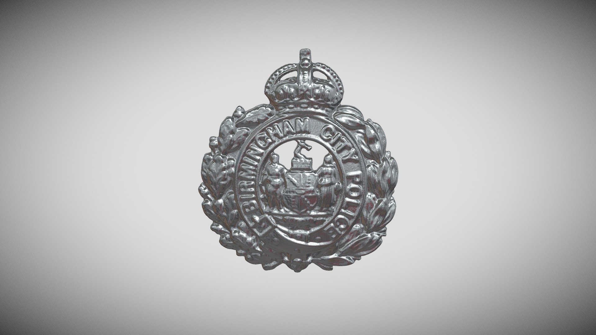Birmingham Police Helmet Plate