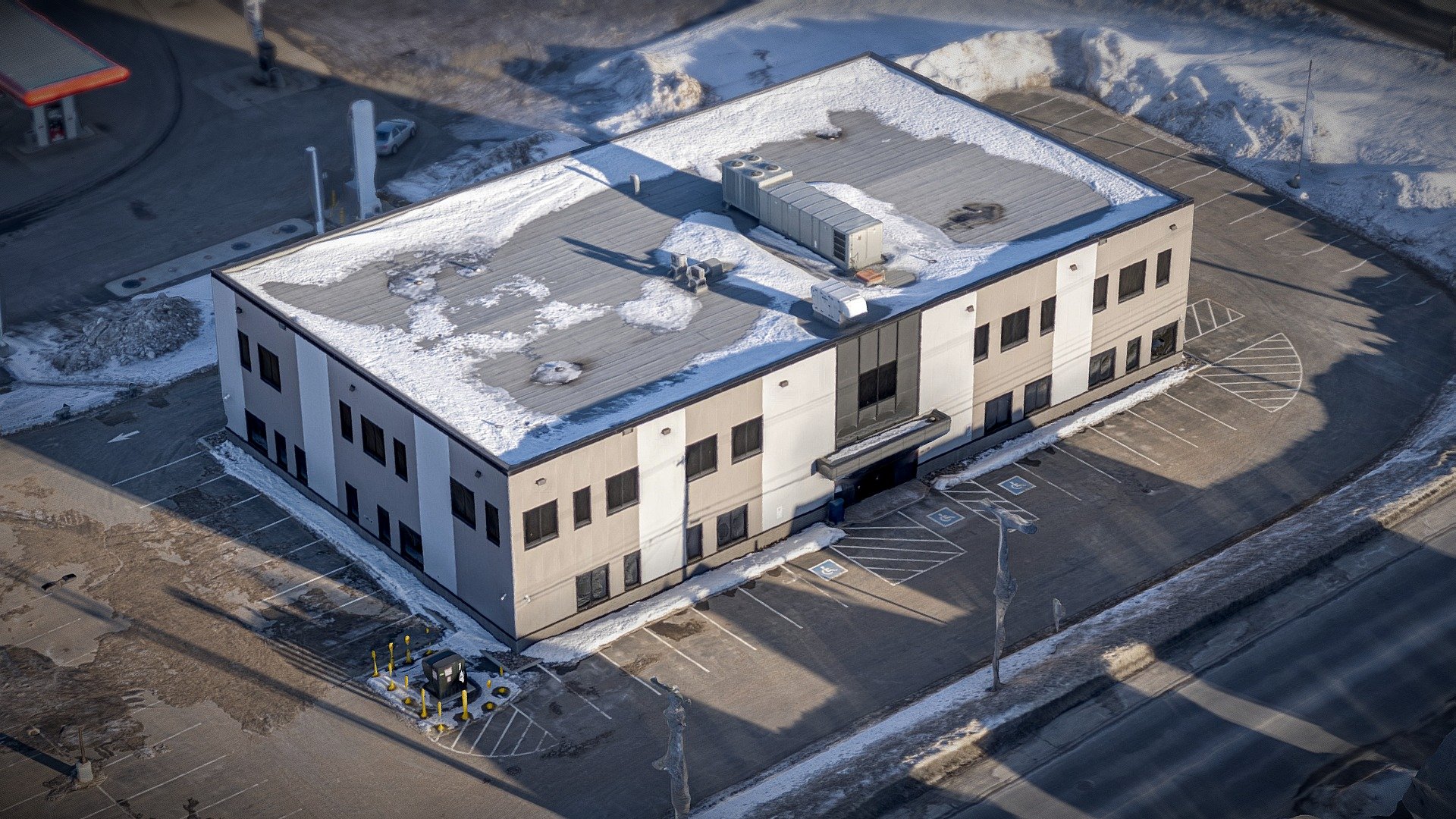 Rectangular Government Office Building Bland