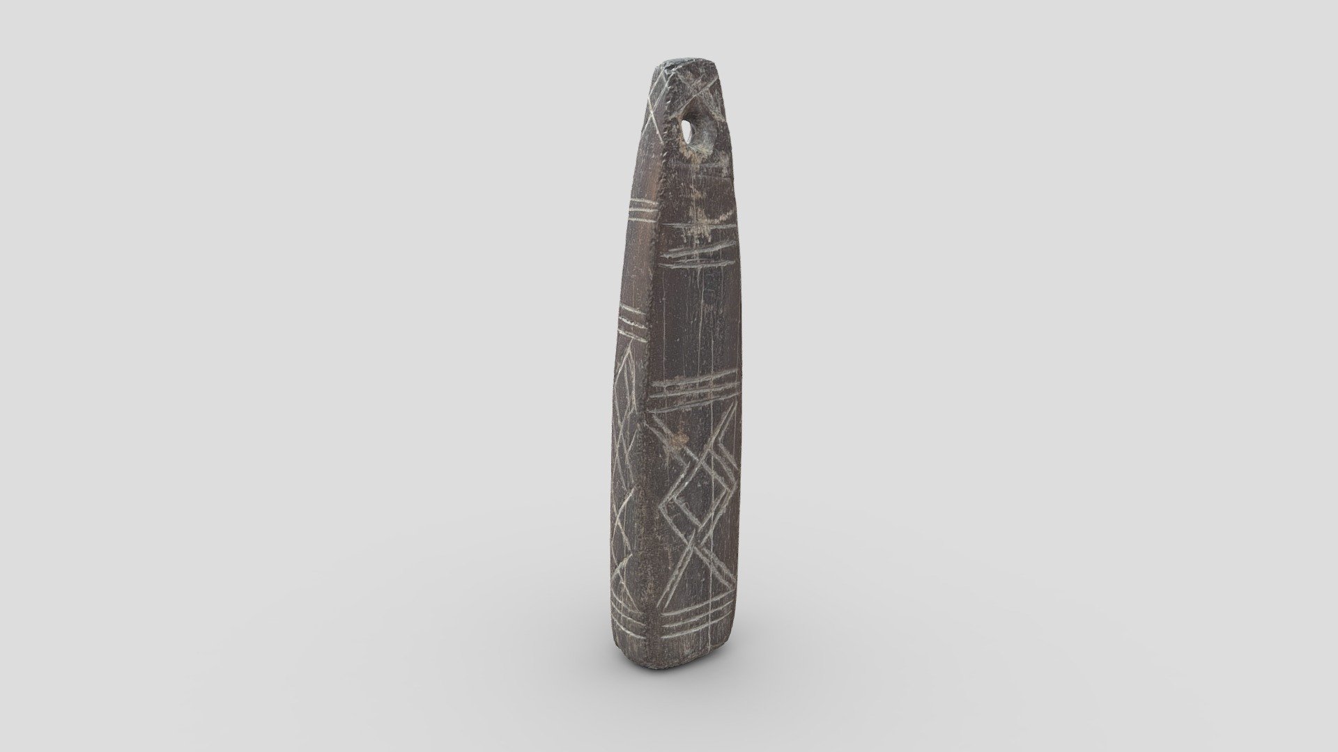 Donar amulet | Thor's club (ca. 600-650)