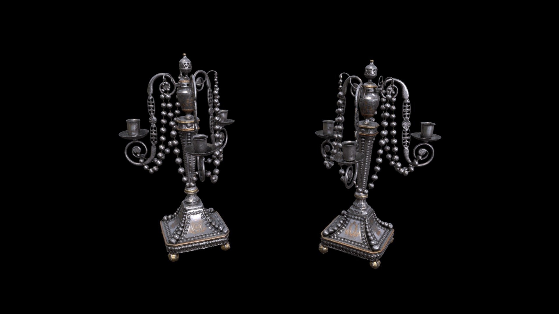2010.2 Pair of Candelabra