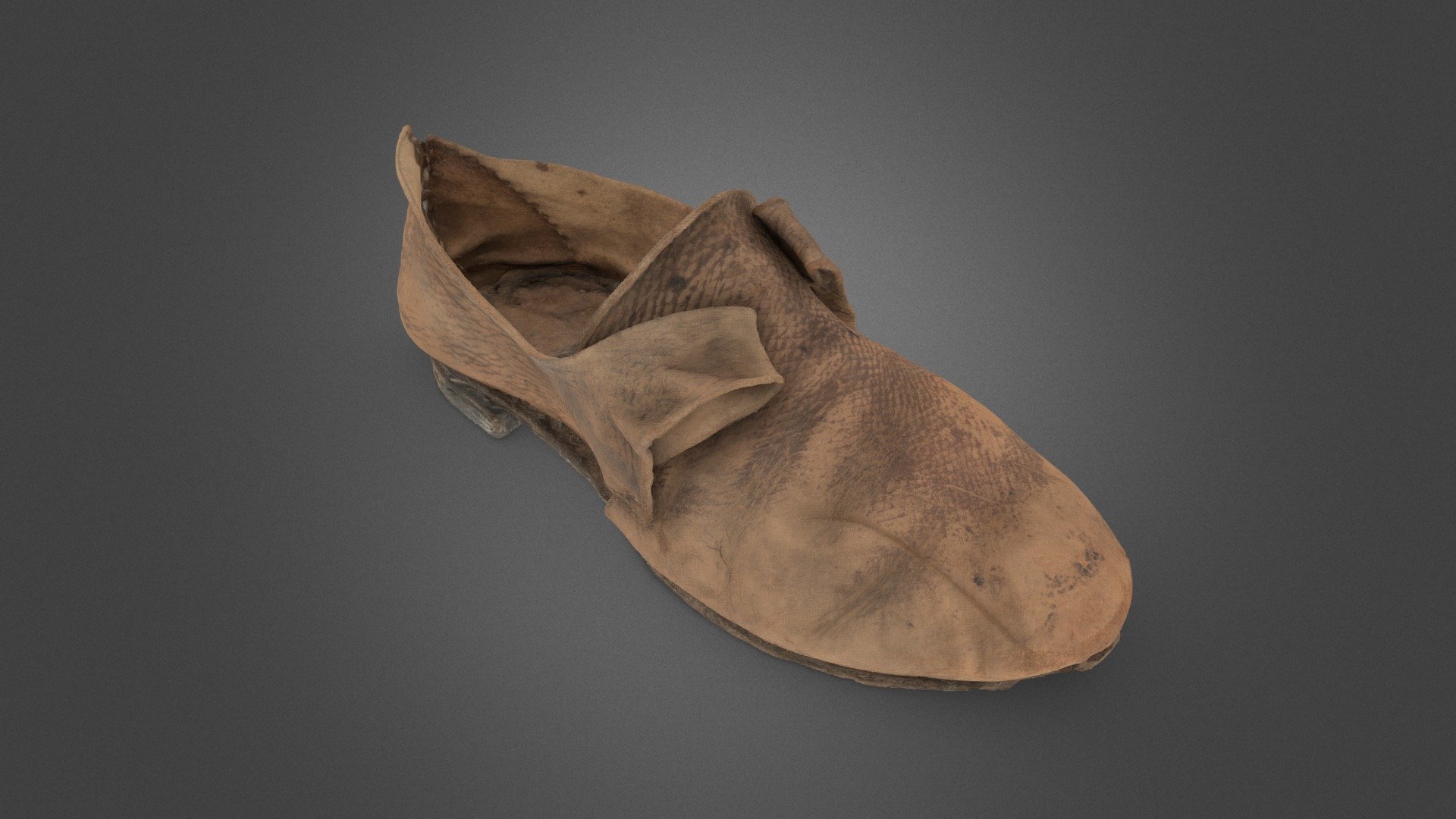 Nahkakenkä, Leather Shoe (SMM385:133)