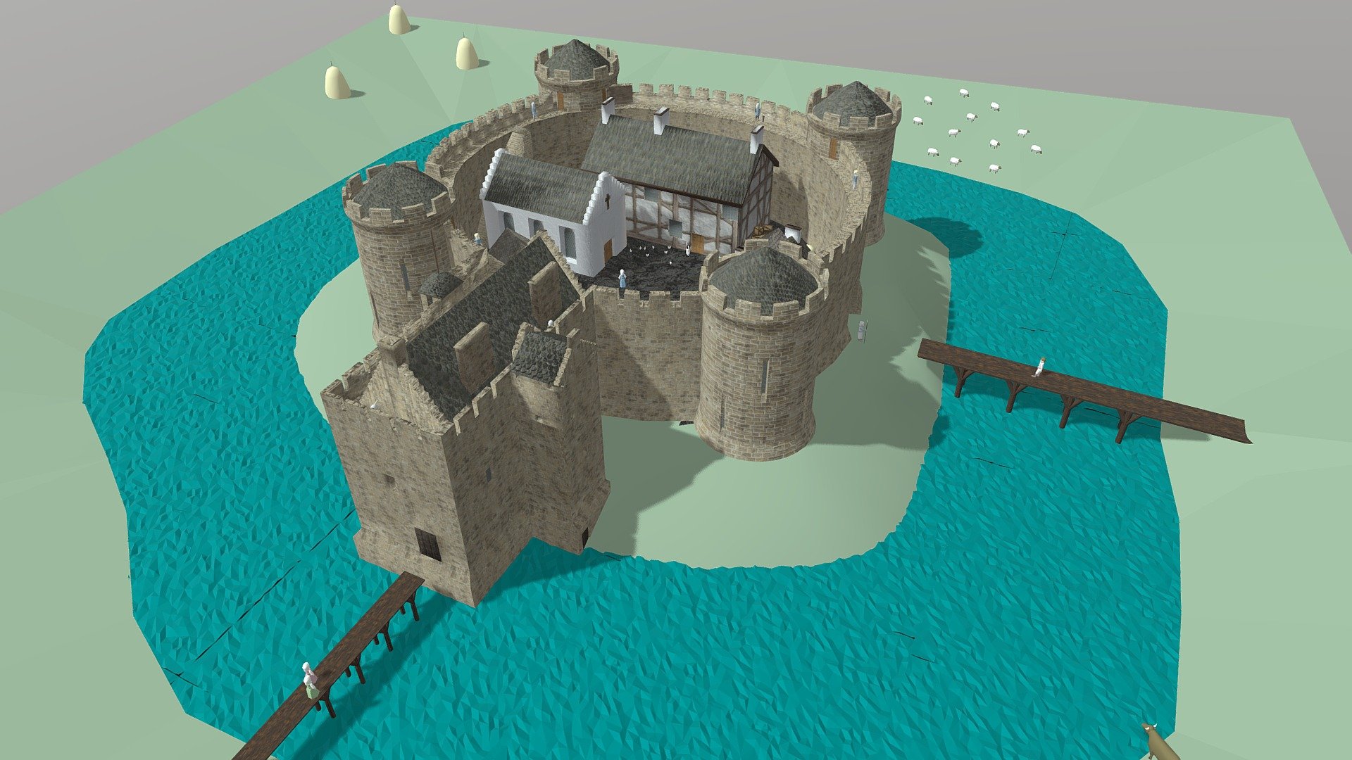 Rothesay Castle 1540
