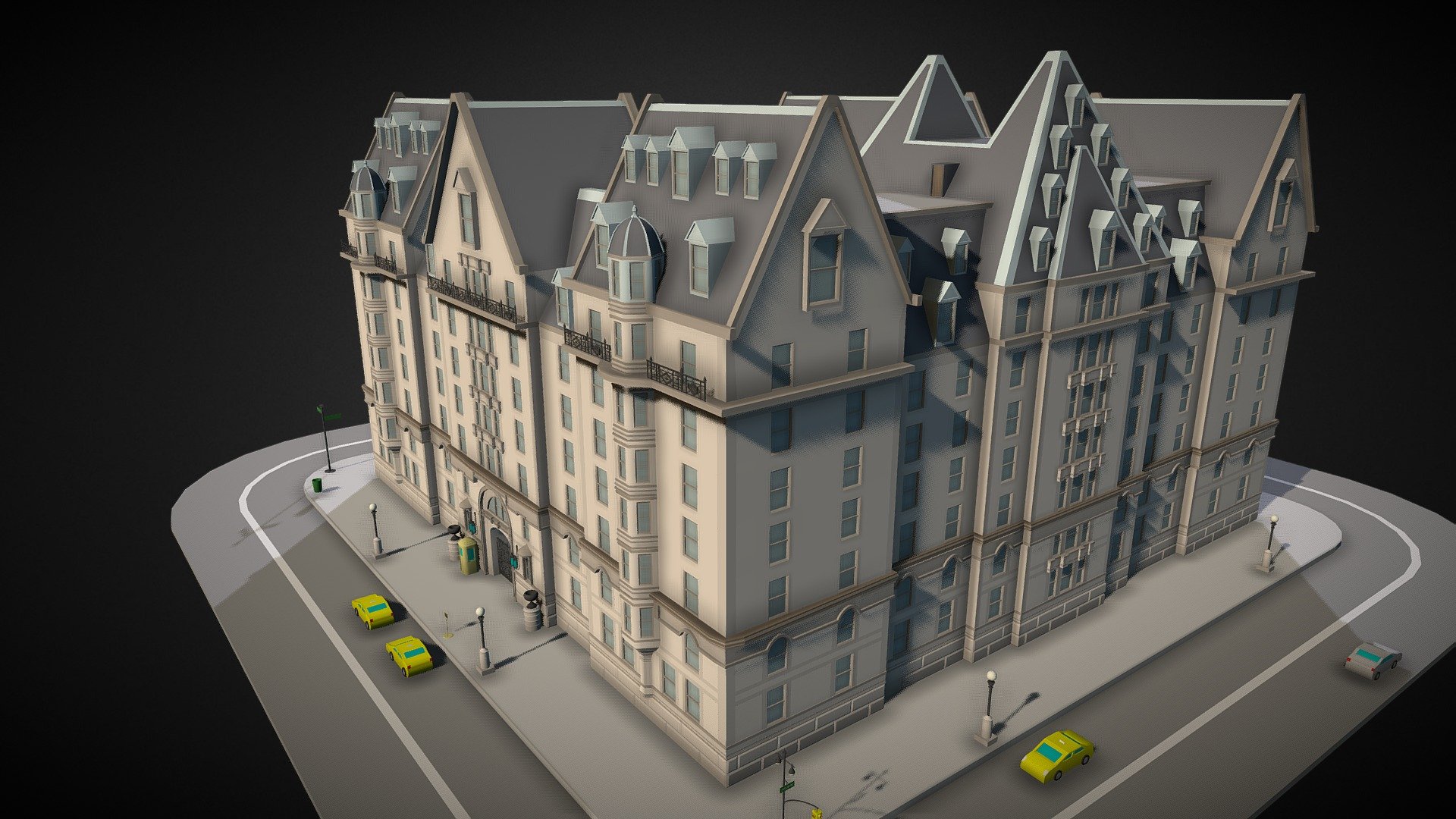 Stylized Dakota Building