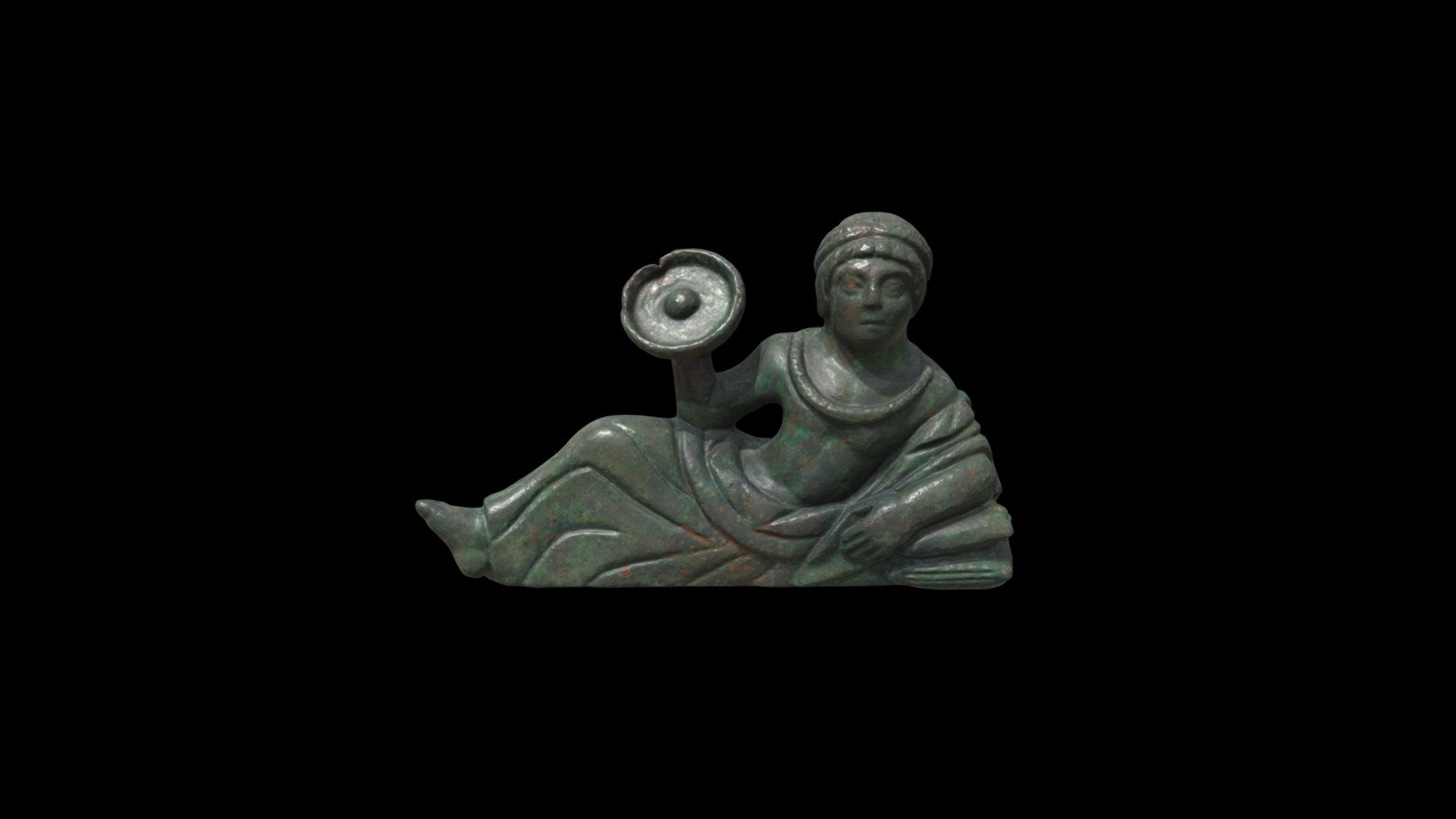 1987.157 Vessel Ornament of Banqueter