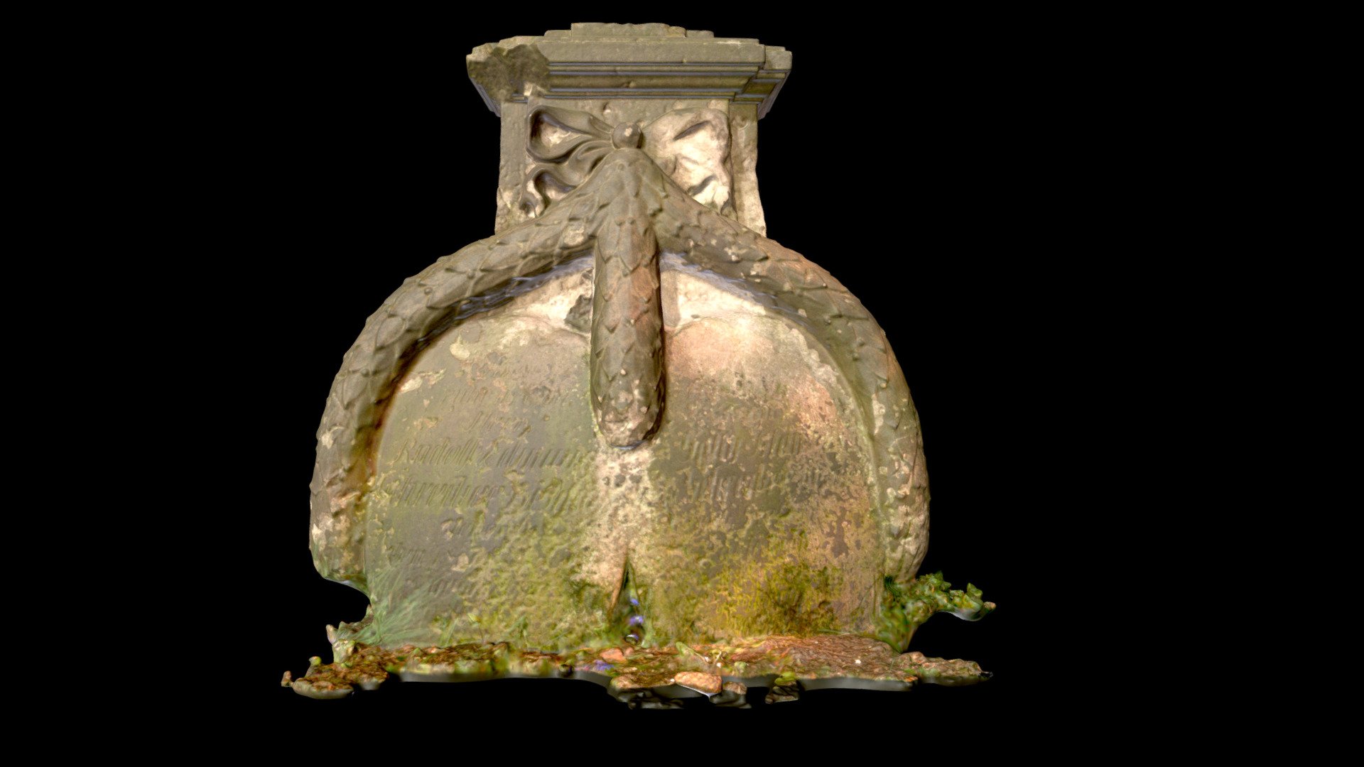 Barockgrab kleiner Stein