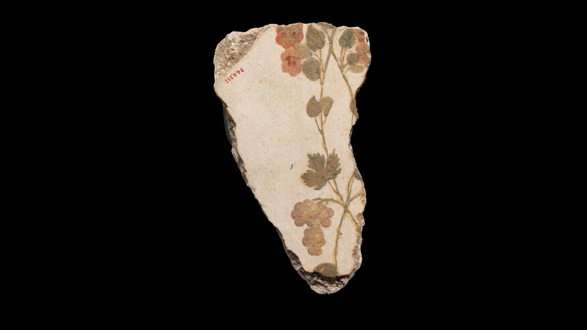 Painted wall fragment 12
