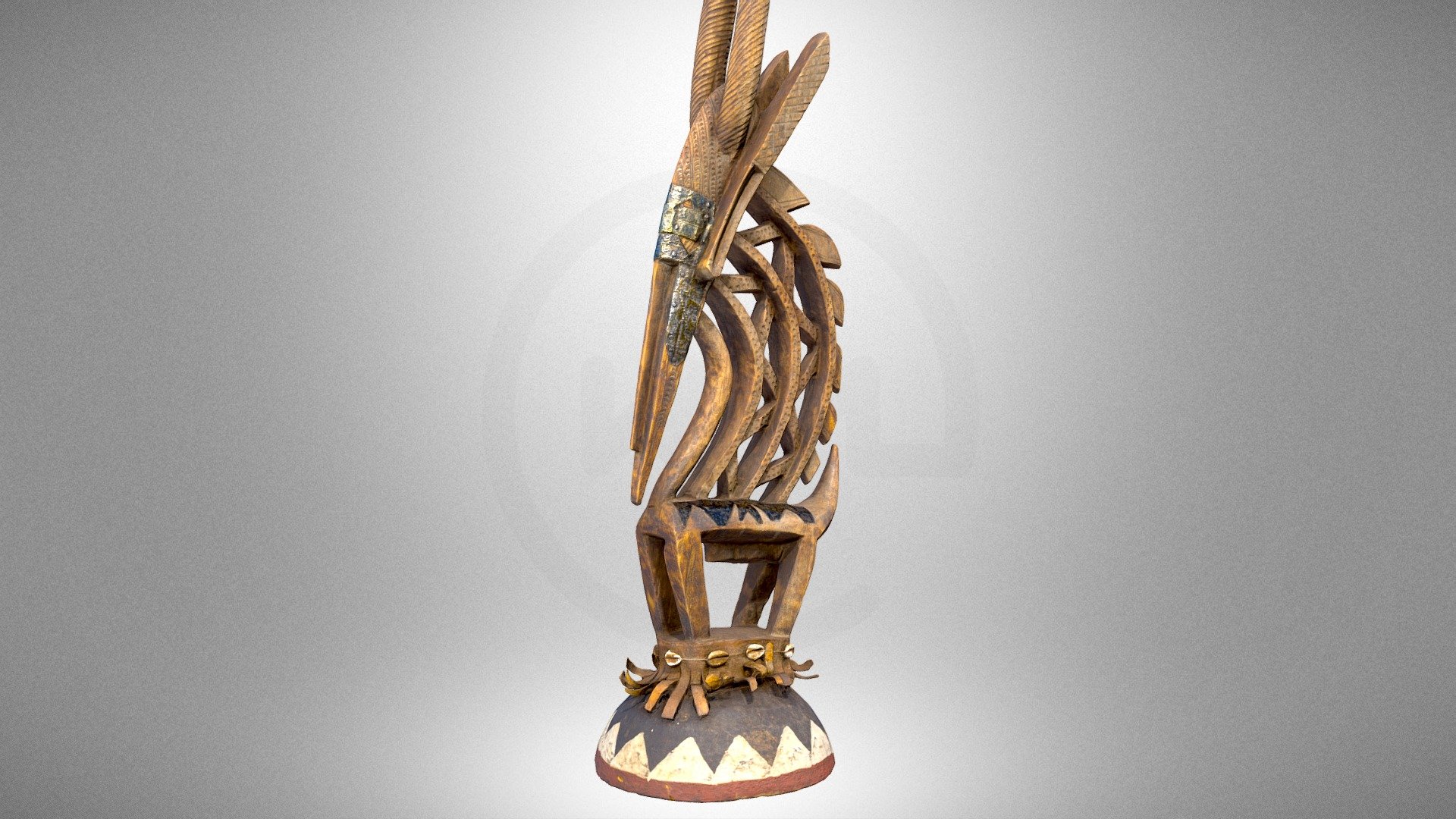 “Chi-Wara” ritual mask for men