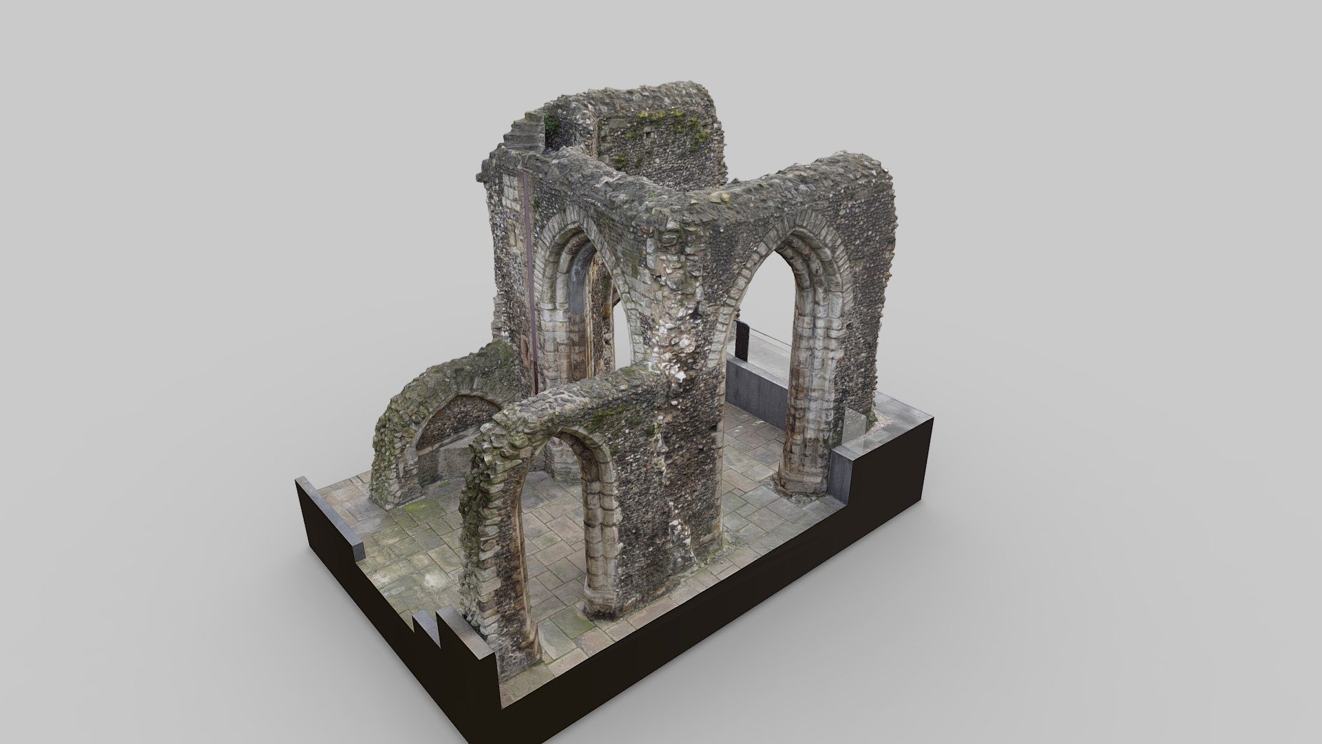 St Alphage Church Ruin 2024