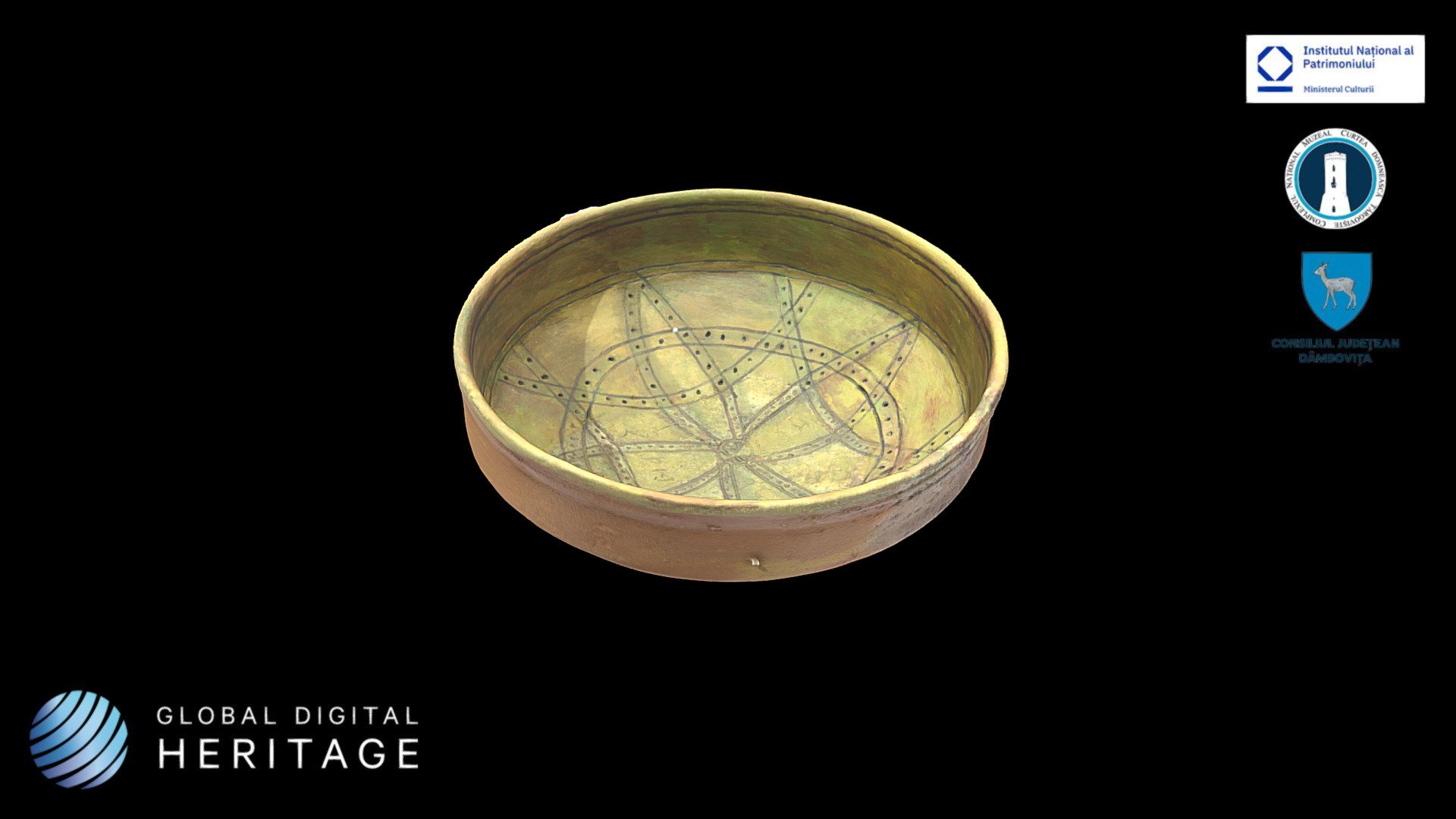 Ceramic high-rimmed bowl