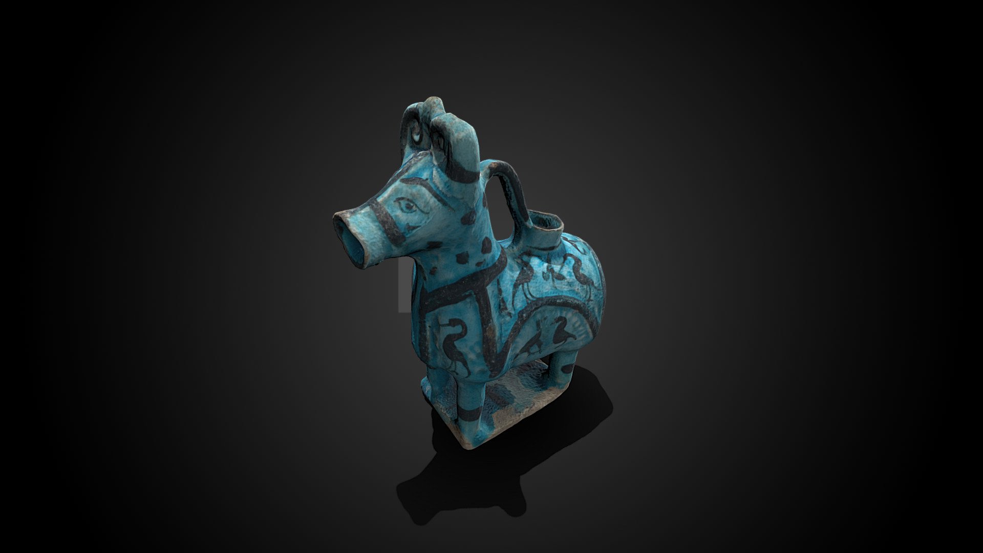 Aquamanile (Ram-shaped Ewer), 13th-14th C CE