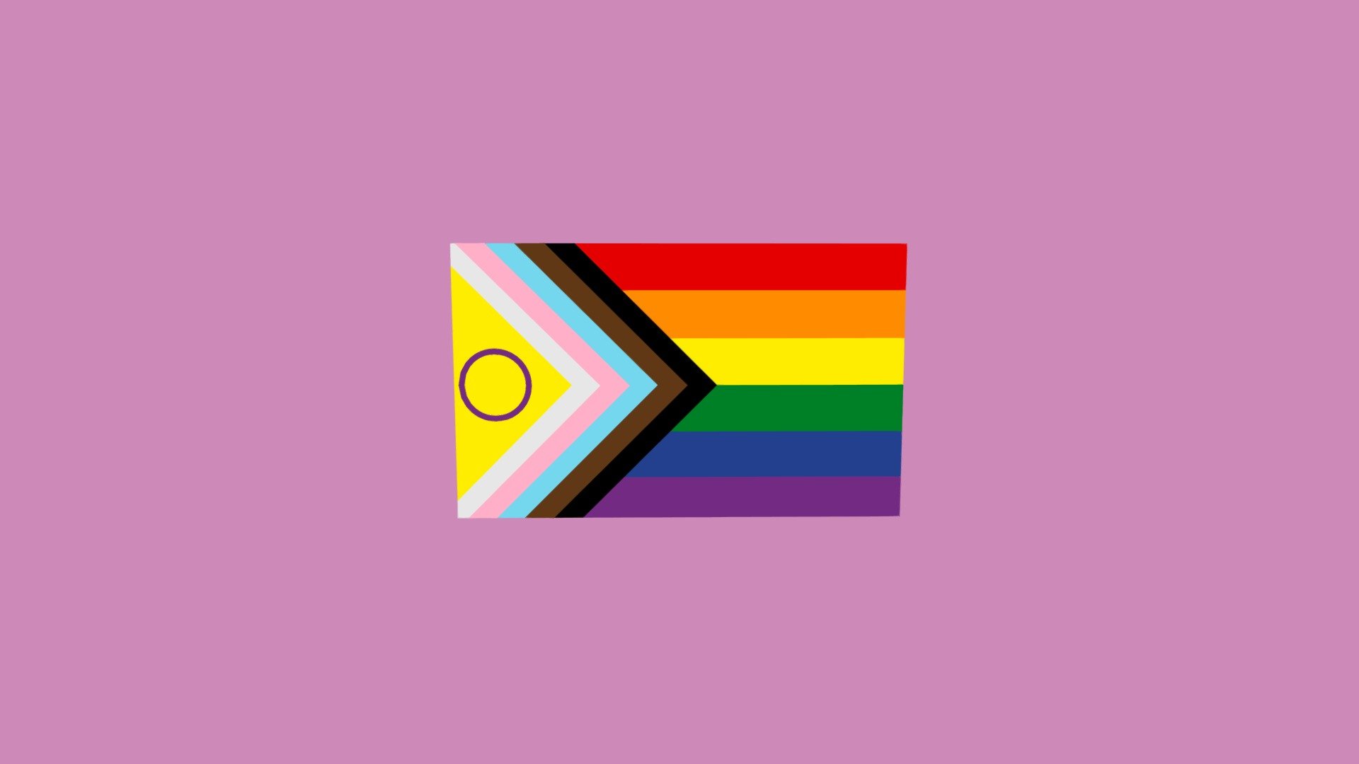 Progress-pride flag