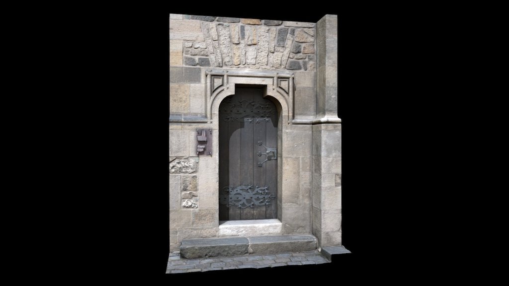 Church st. Petr Brno - The door to the crypt