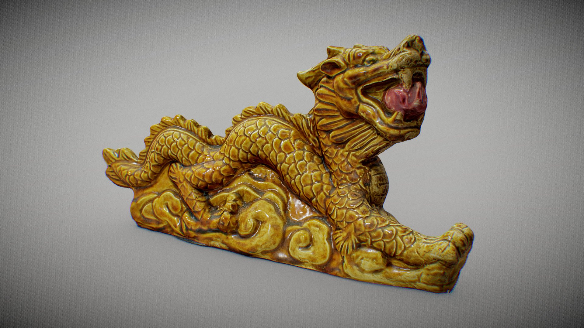 Ceramics Chinese Dragon 铜官窑 龙