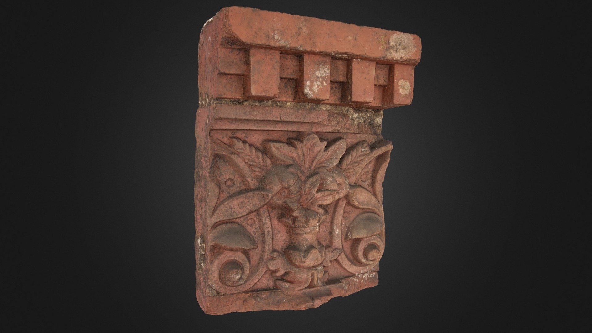 Grosmont terracotta moulding