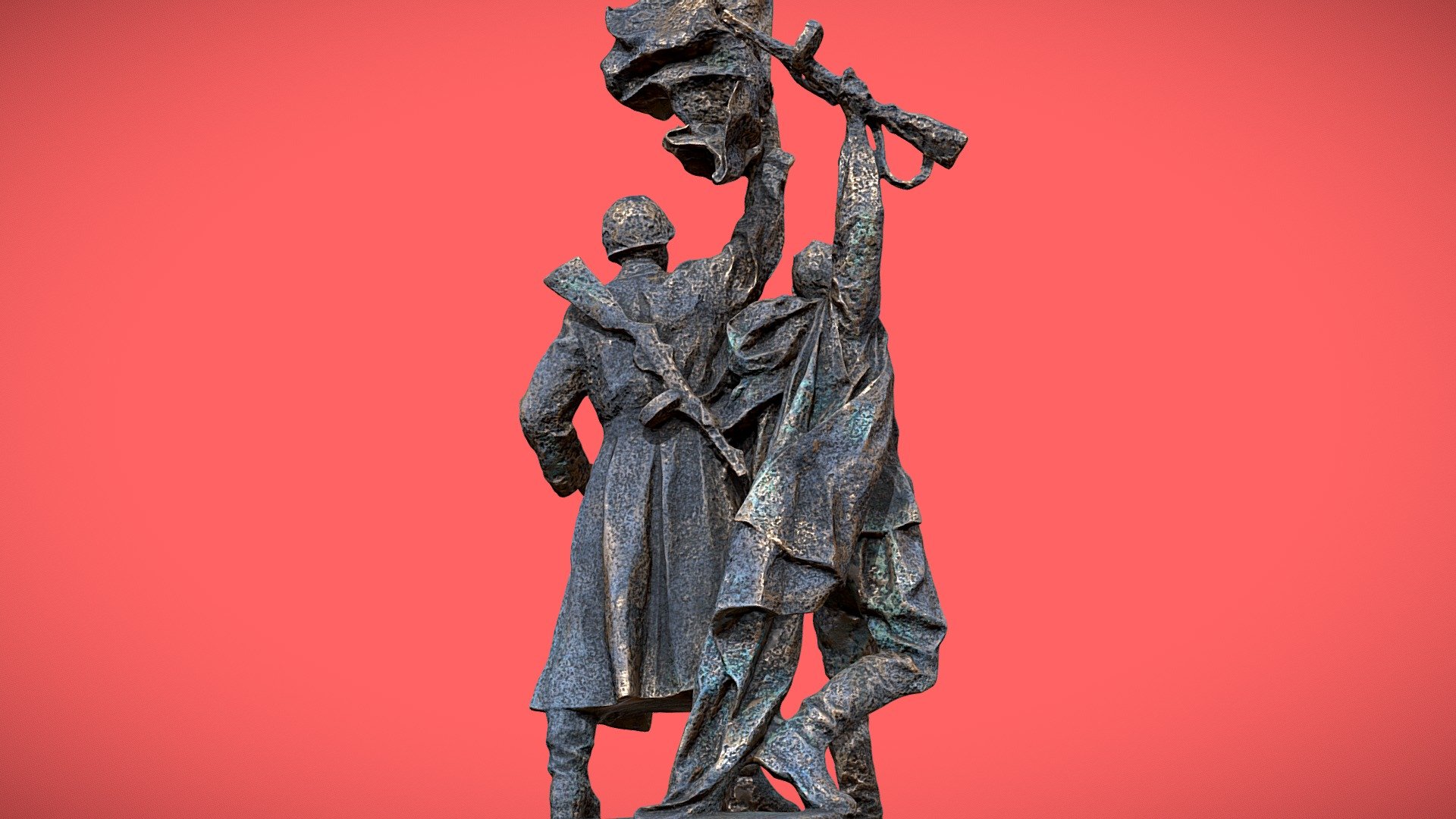 Statue of WW2 Partisans