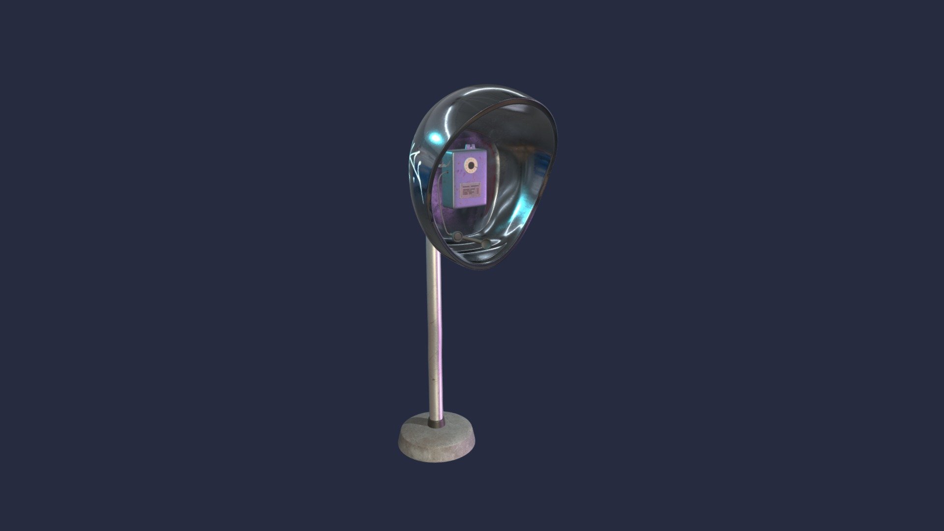 USSR Public Phone HighPoly