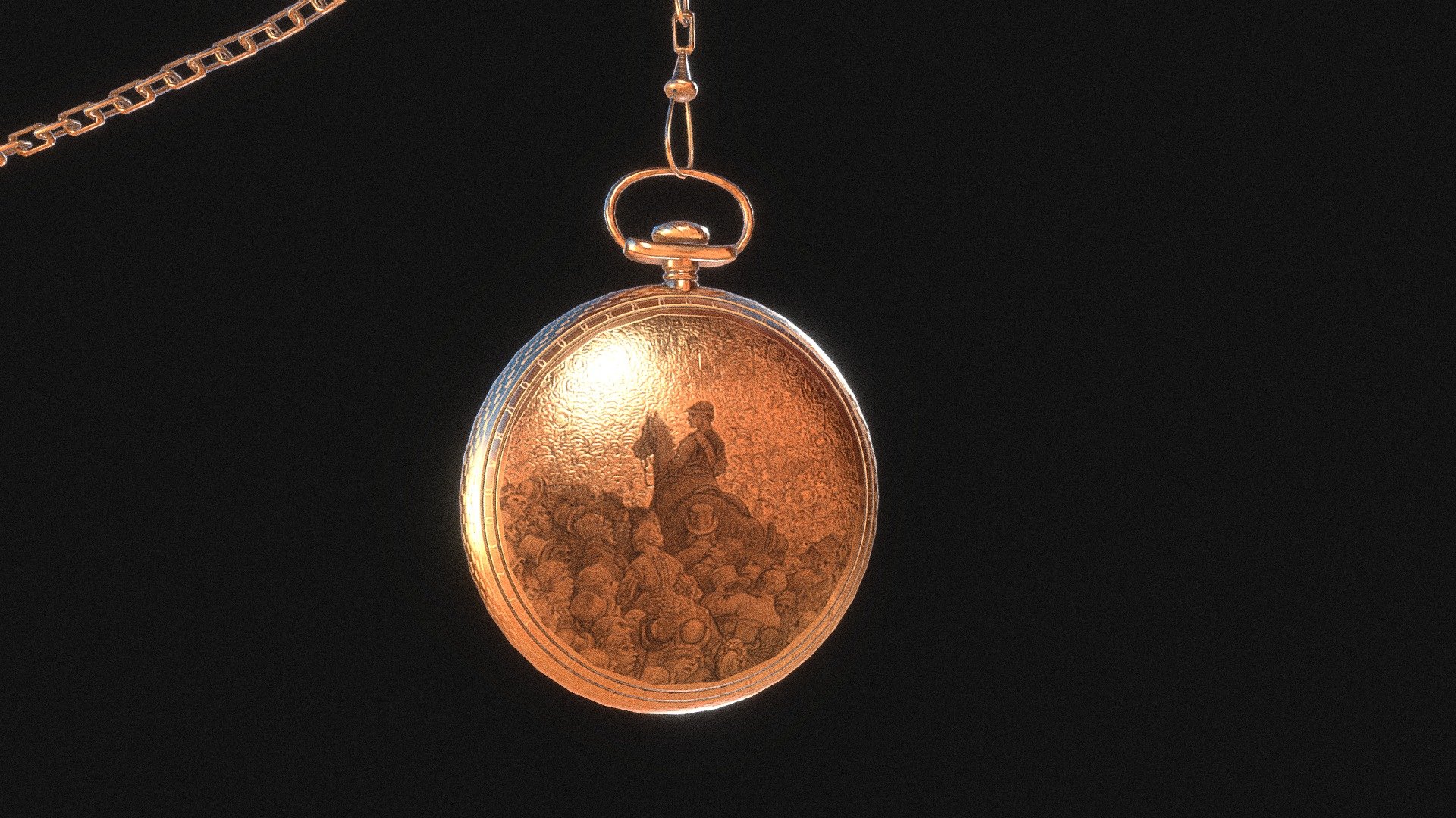 Victorian pocket gold watch