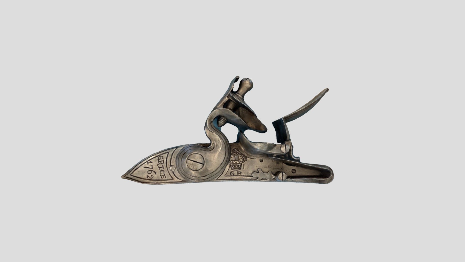 Replica Gun Hammer with Flint EOA:2022.156.1