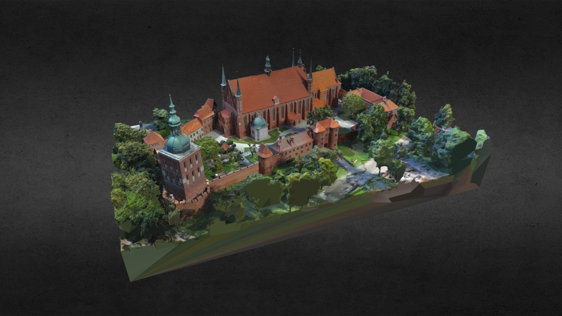 Warmia. Frombork. Wzgórze Katedralne. Katedra