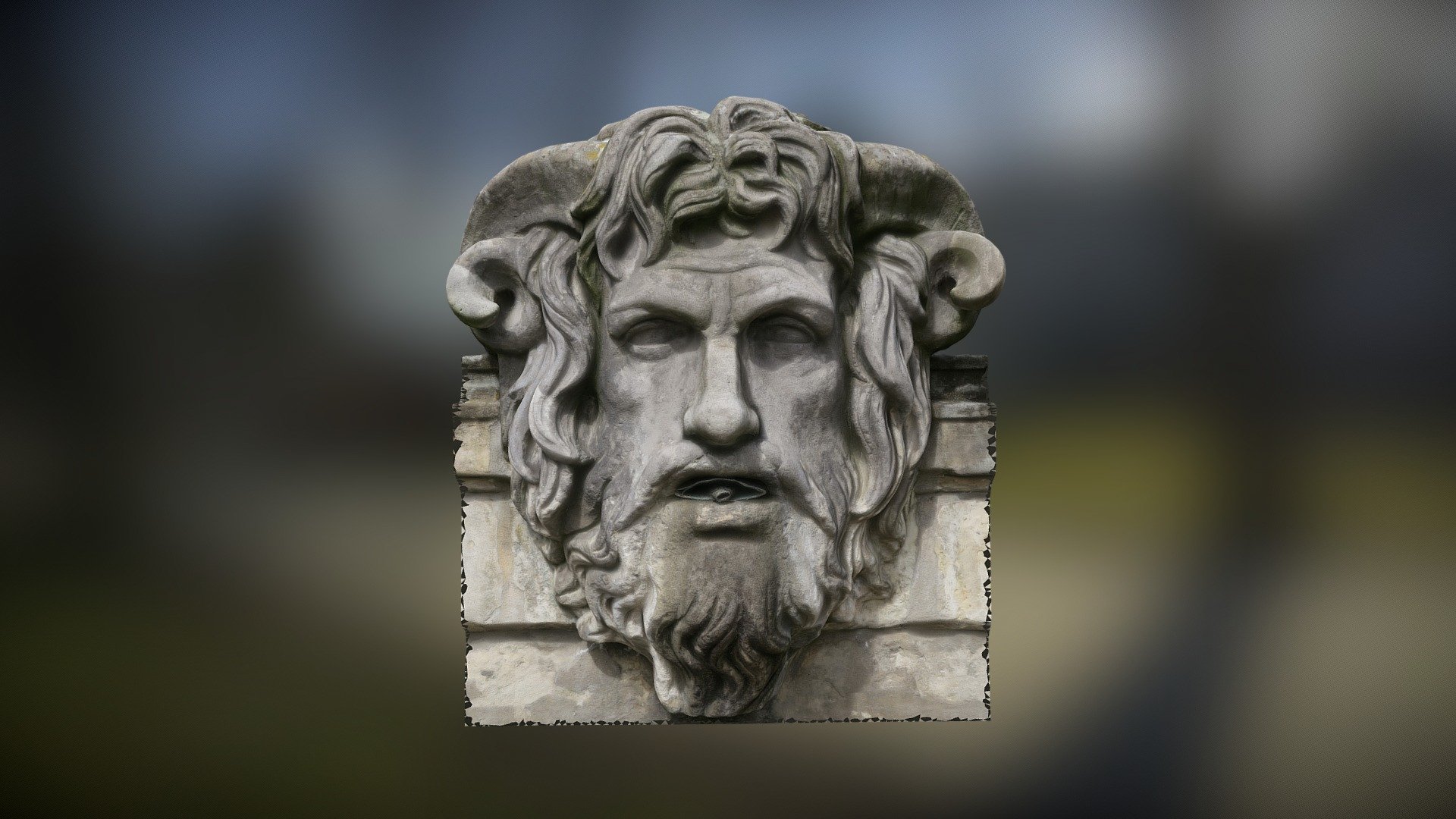 Fountainhead in the shape of a Faun