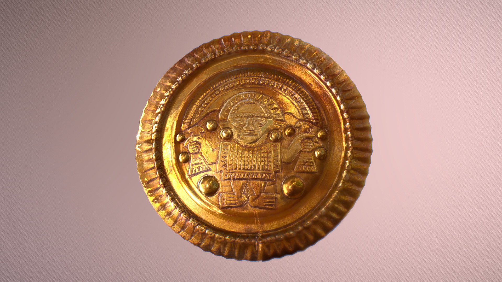 Ancient Gold Disc