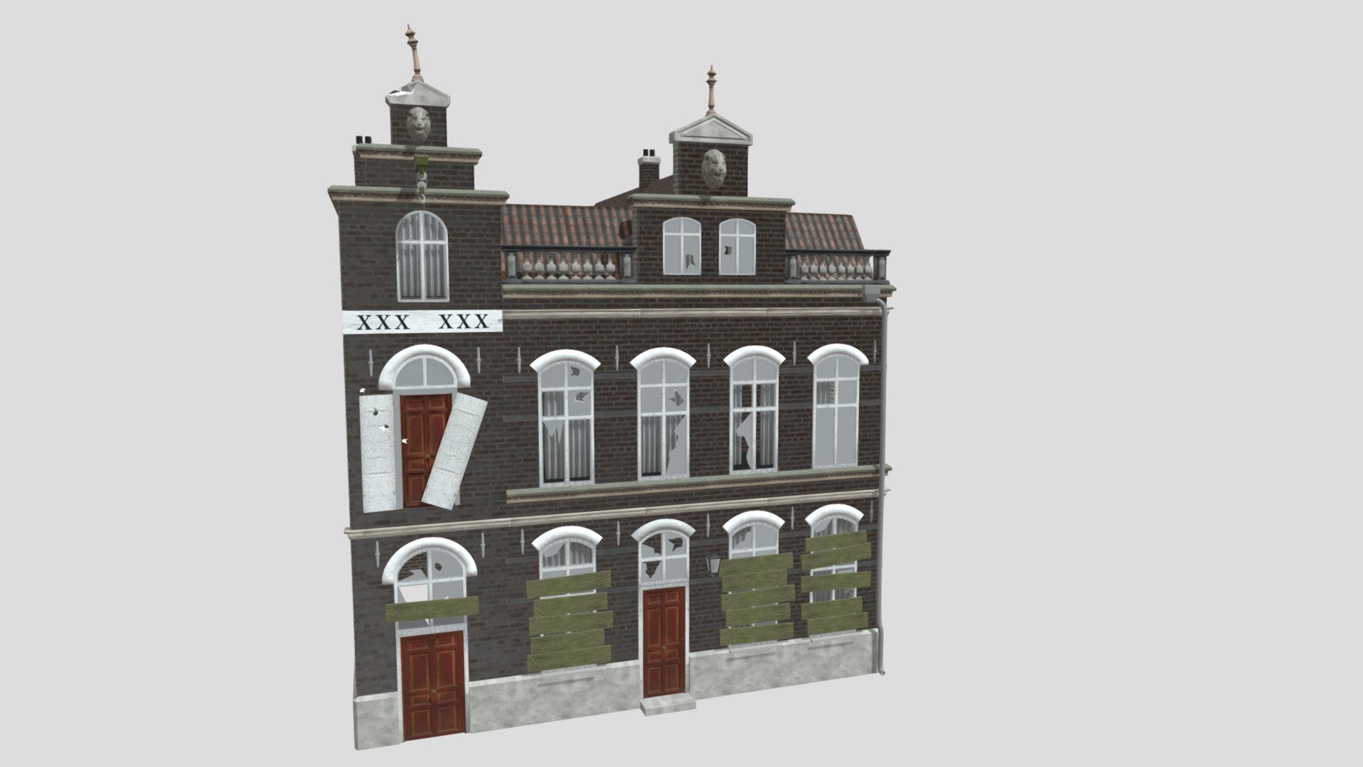 Dutch Canals House Amsterdam #2 (damaged)