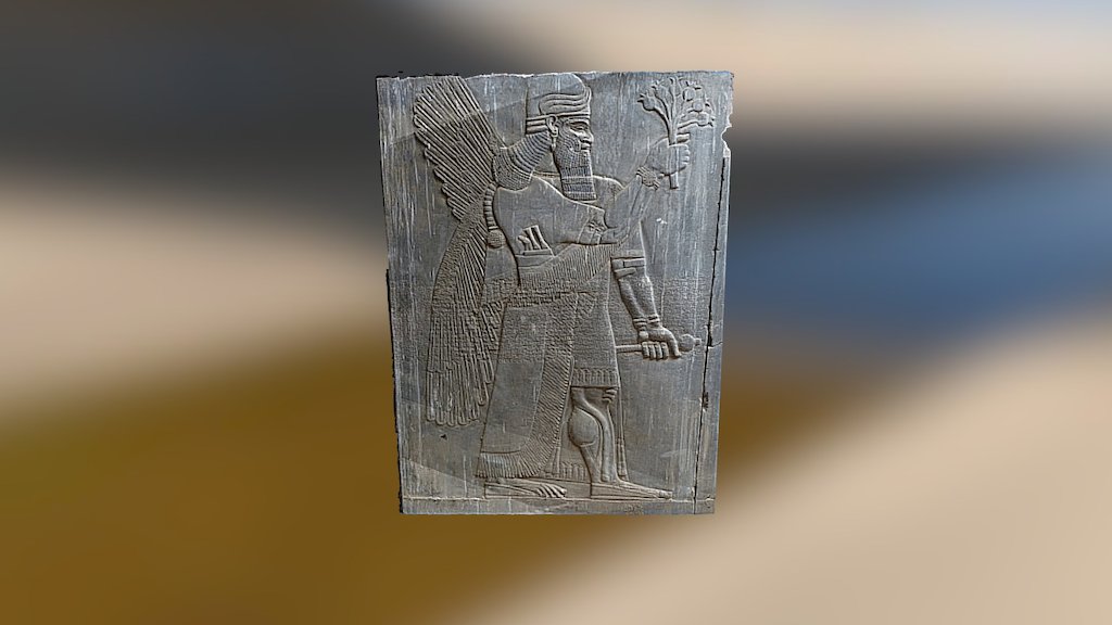 Assyrian stele from Nimrud's palace