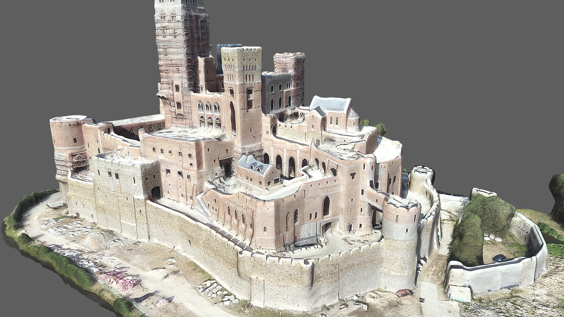 Stobnica Castle, Poland | Drone 3D Scan