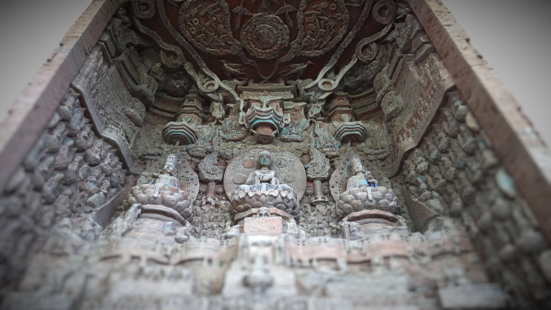Dazu Rock Carvings (North Mountain) 大足石刻 (北山)