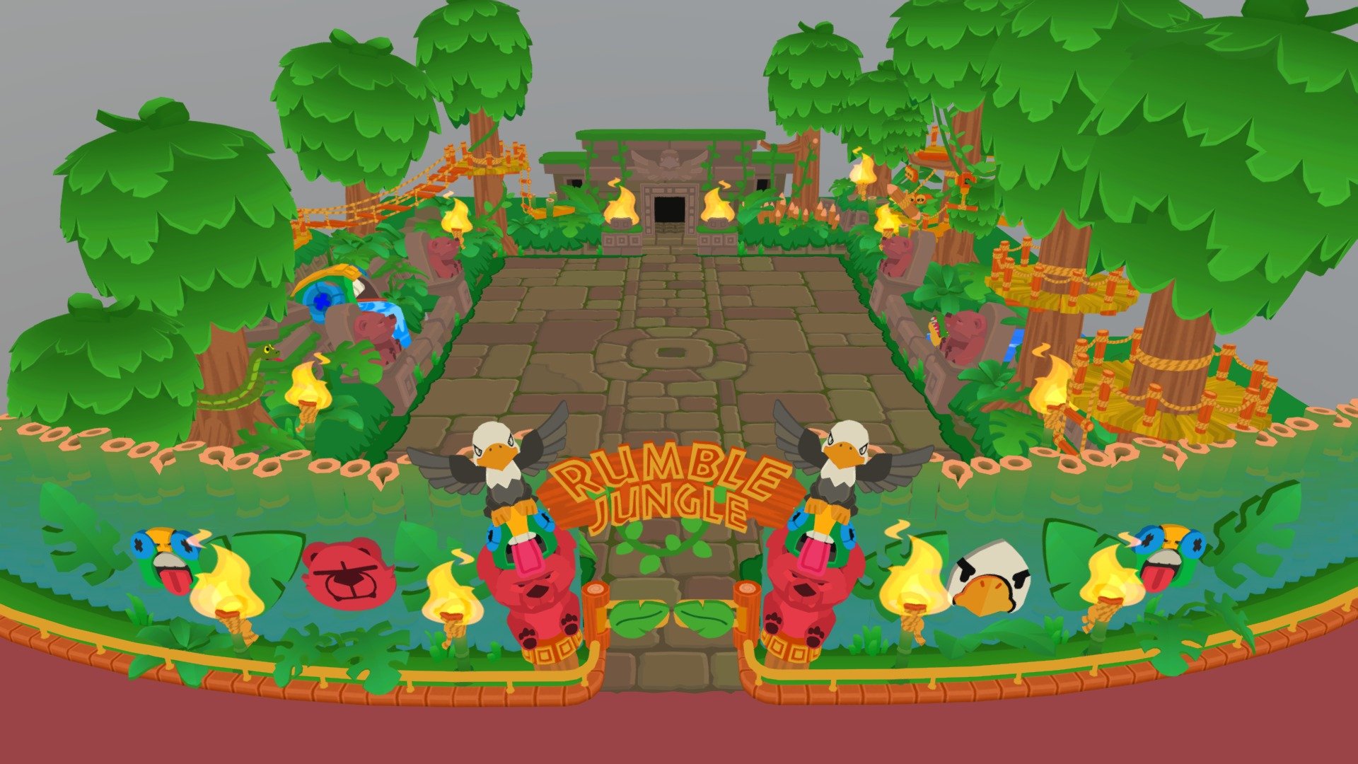 Rumble Jungle Environment