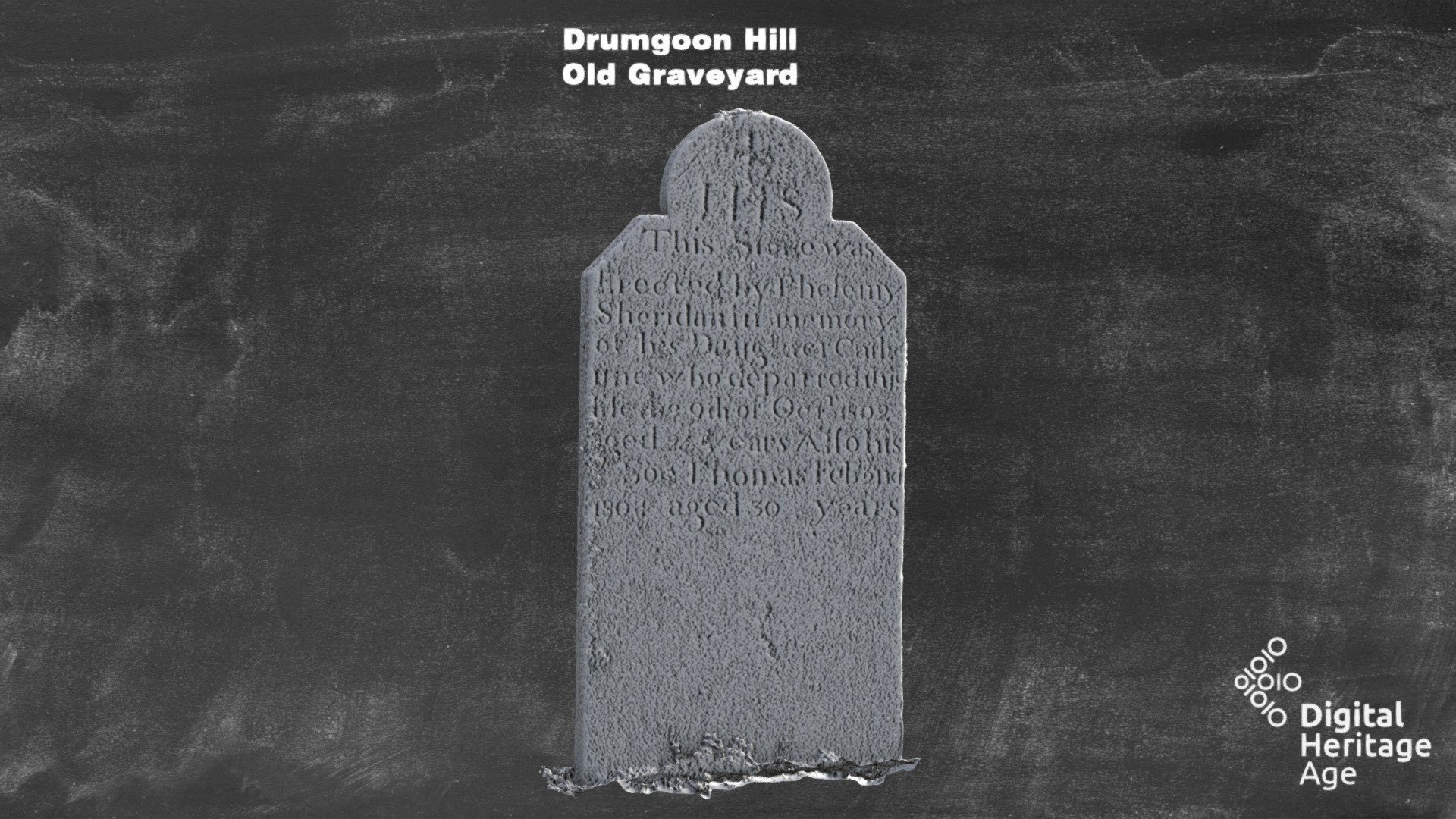 Drumgoon Hill - Old Graveyard - Headstone 047