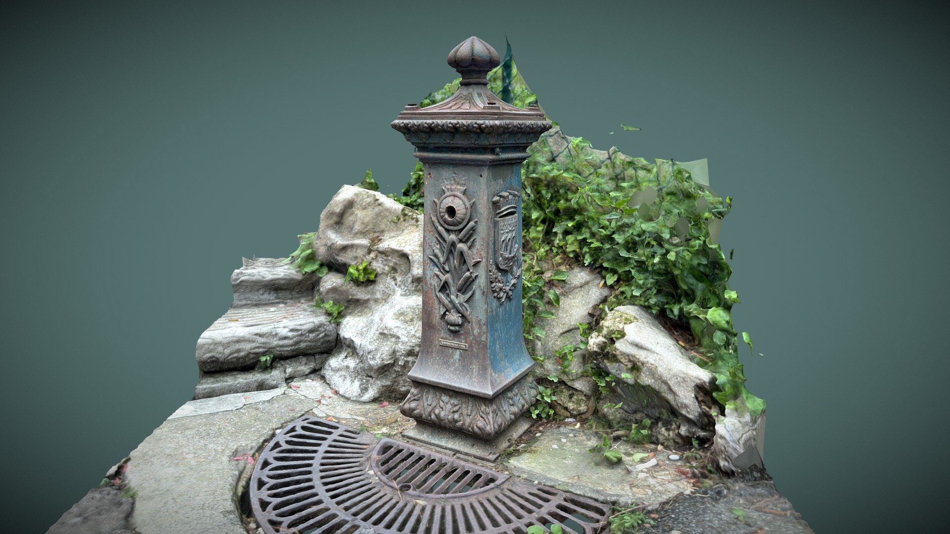 Defunct Paris Fountain #RealityScan