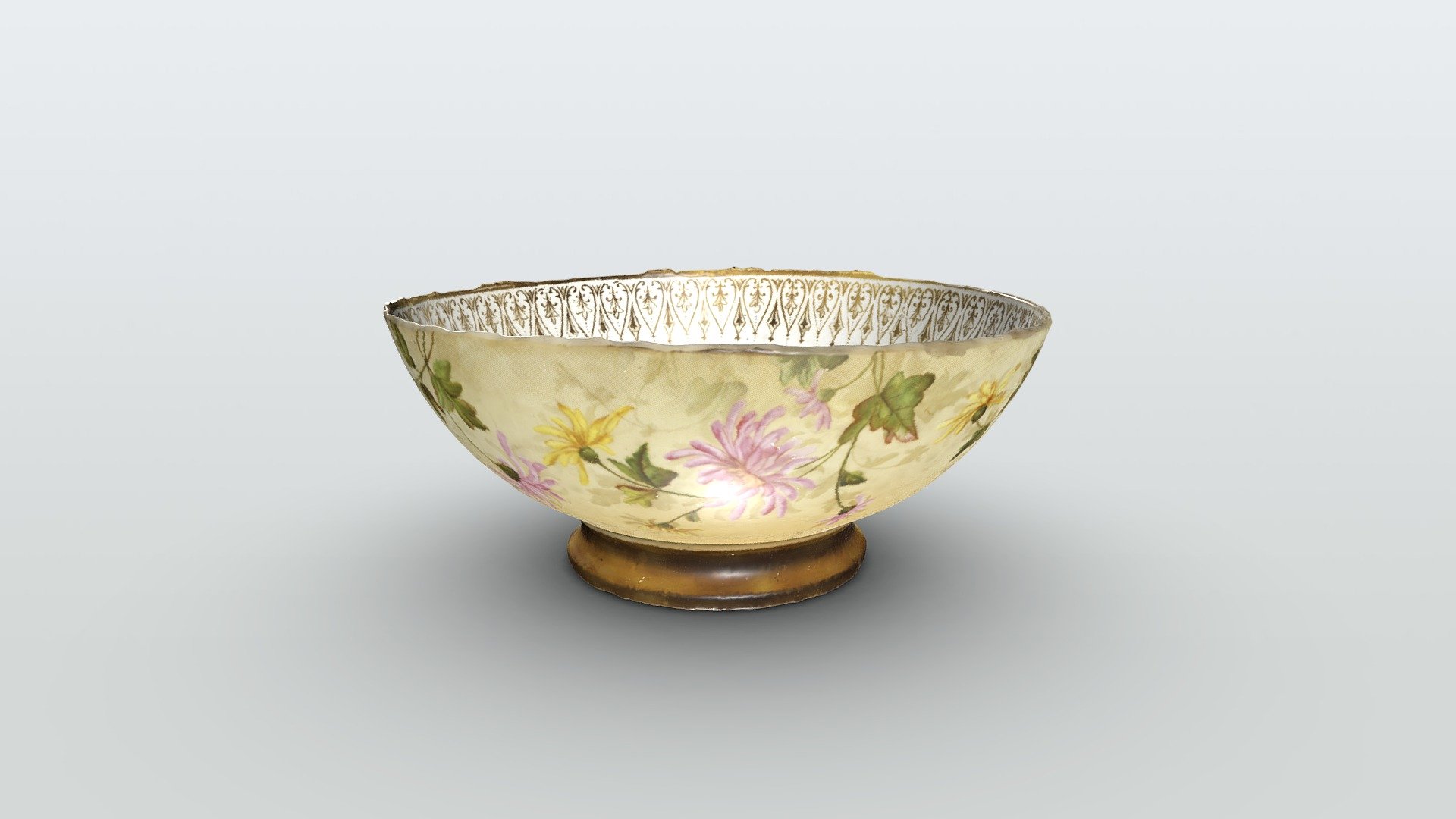 Large Floral Bowl