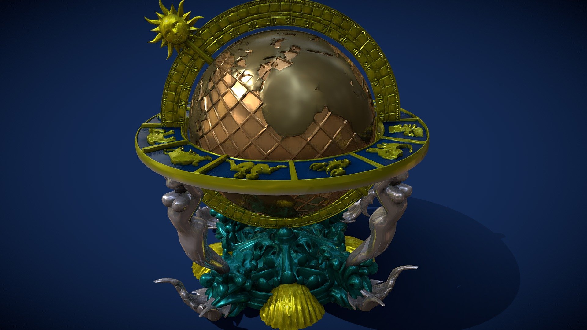 Elizabethan Nautical Globe