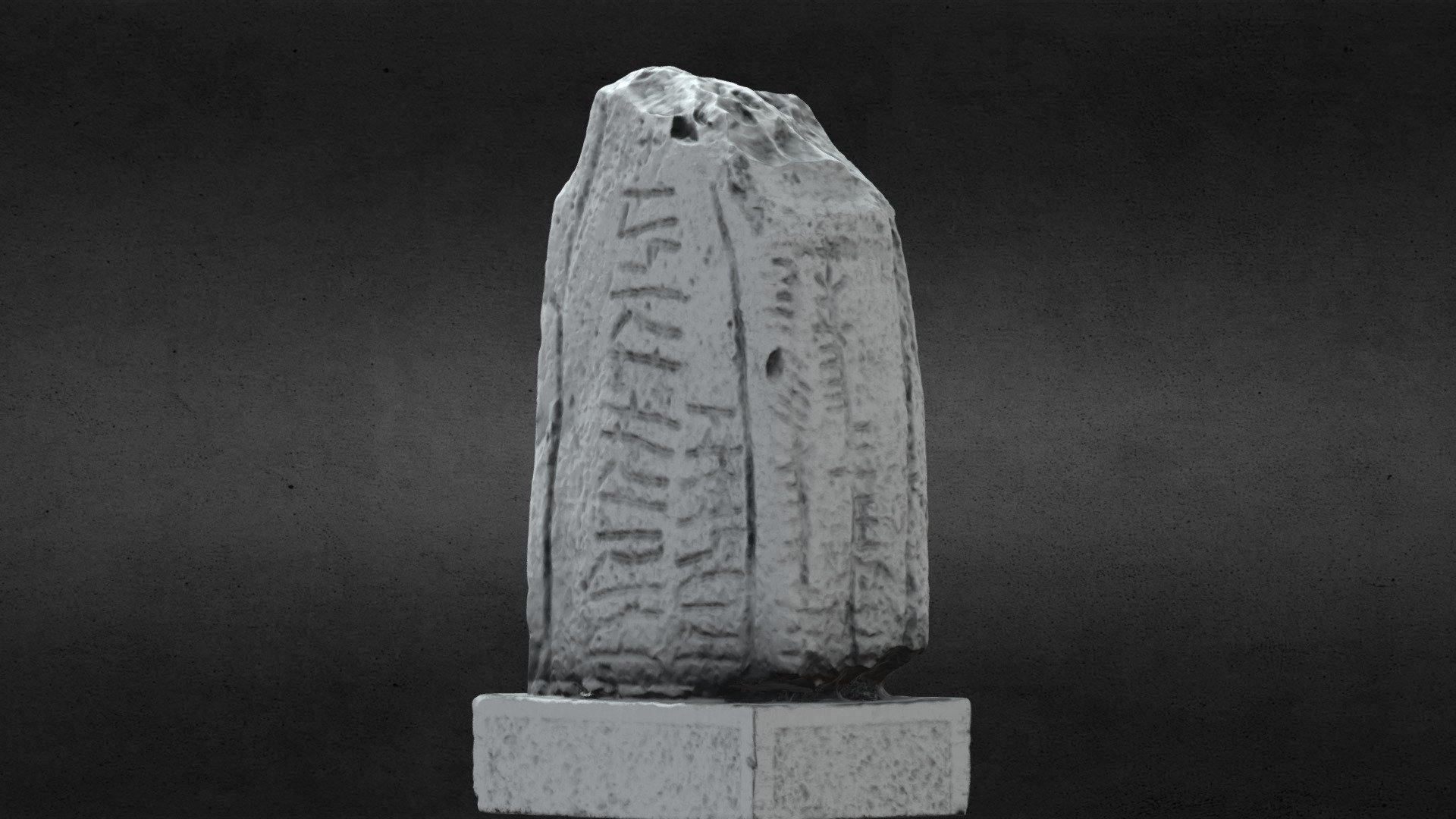 CL045-033010- Killaloe Ogham - Runic Stone