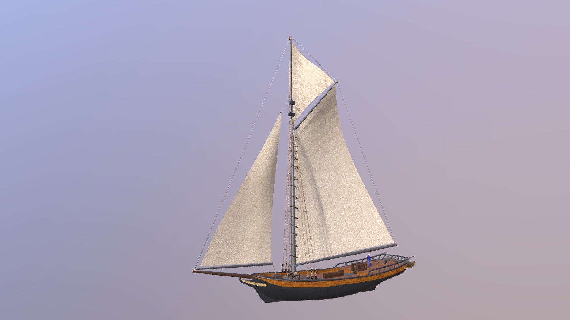 Hudson River Sloop Victorine