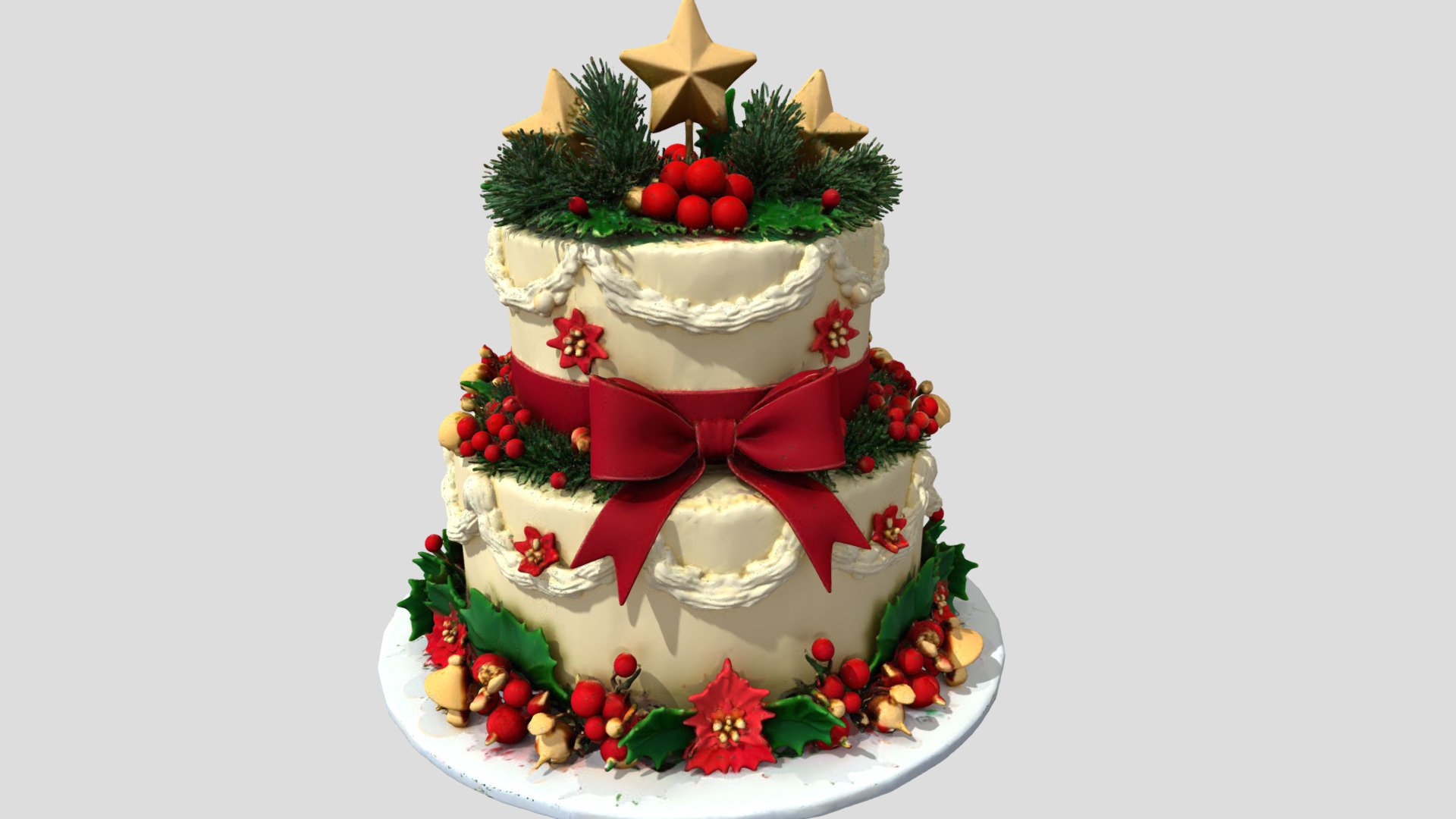 Starlight Jubilee Christmas Cake