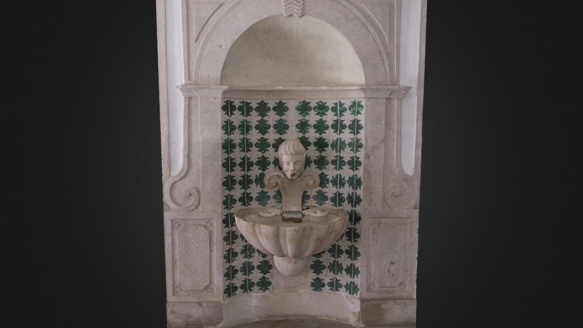 Fountain at Sintra's national palace