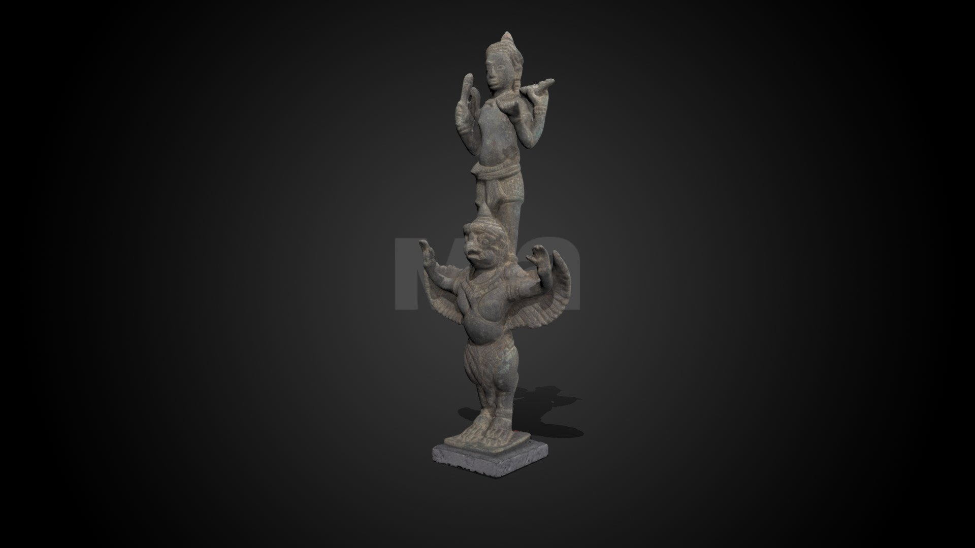 Vishnu on Garuda, 12 - 13th C CE