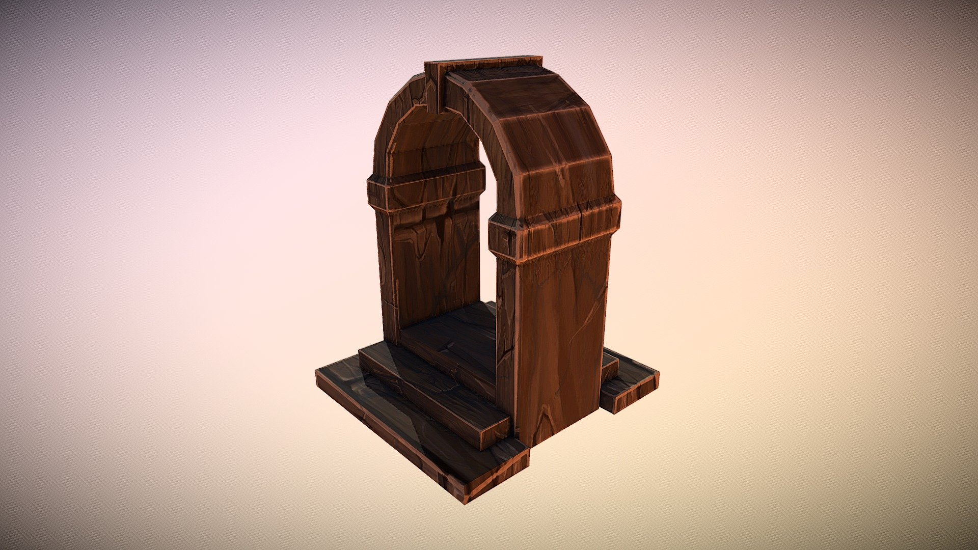 Portal Wooden Gate