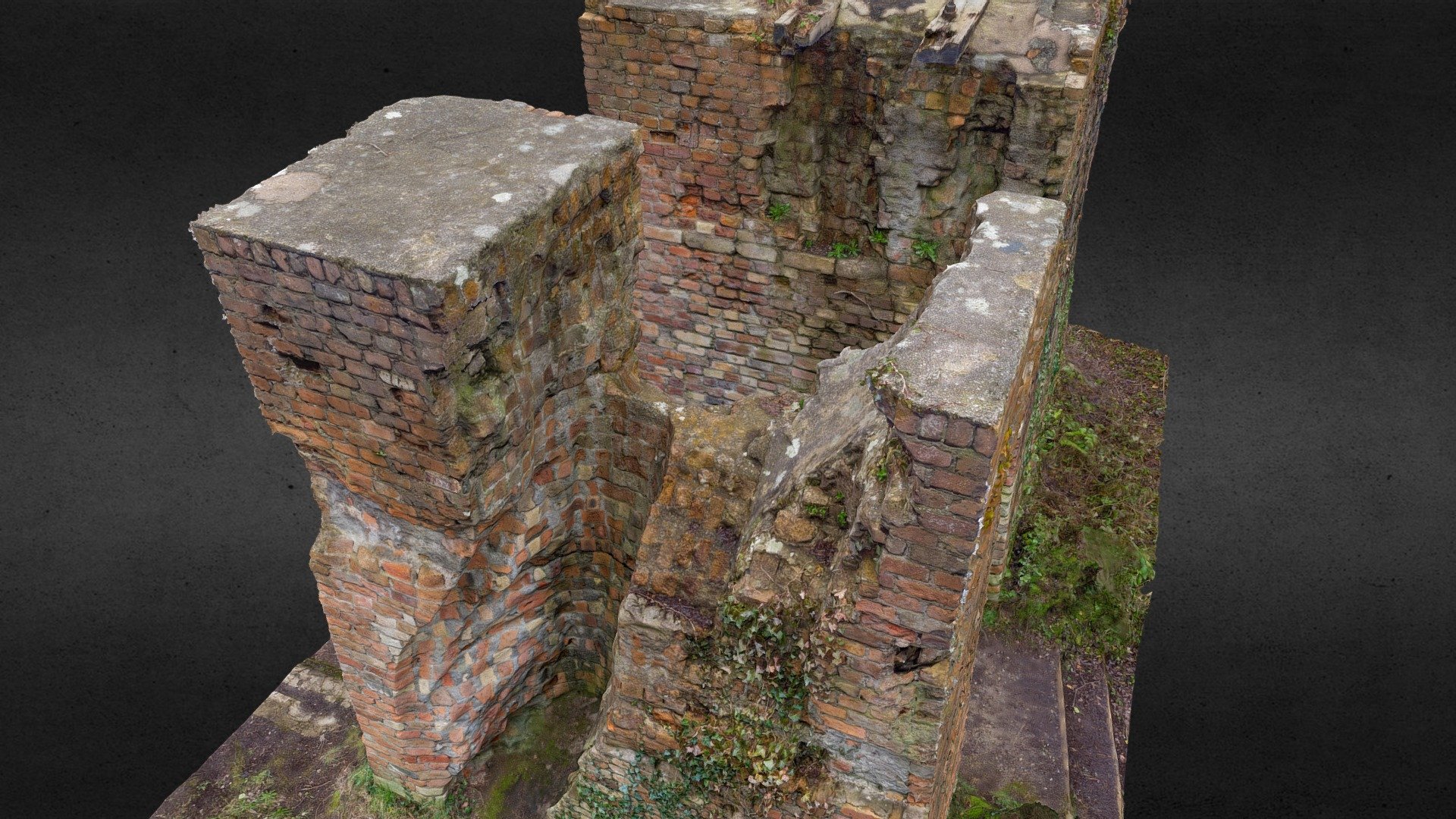Grosmont Ironworks Brick Towers
