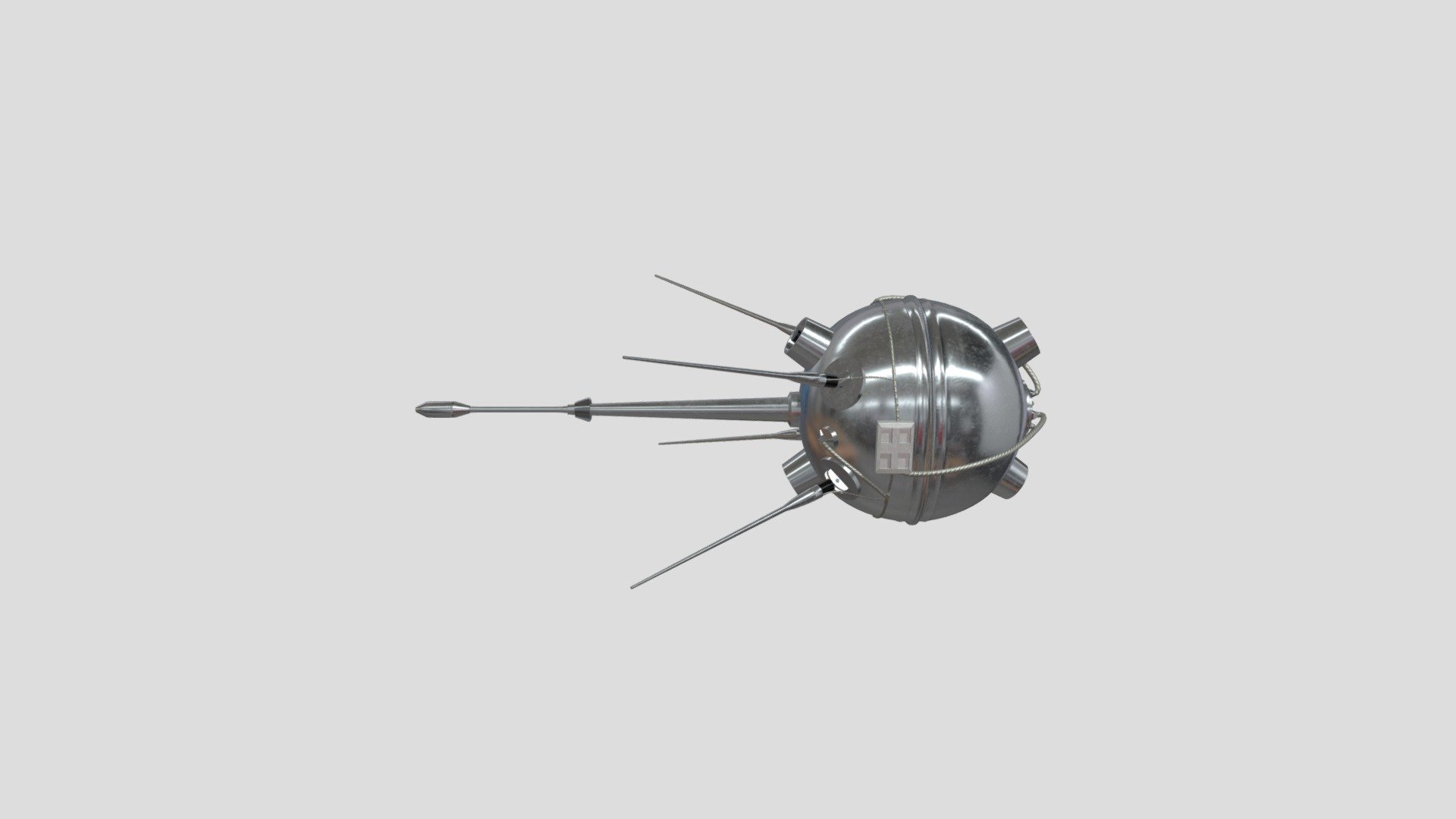 SOVIET SPACE SATELLITE "MOON-1"